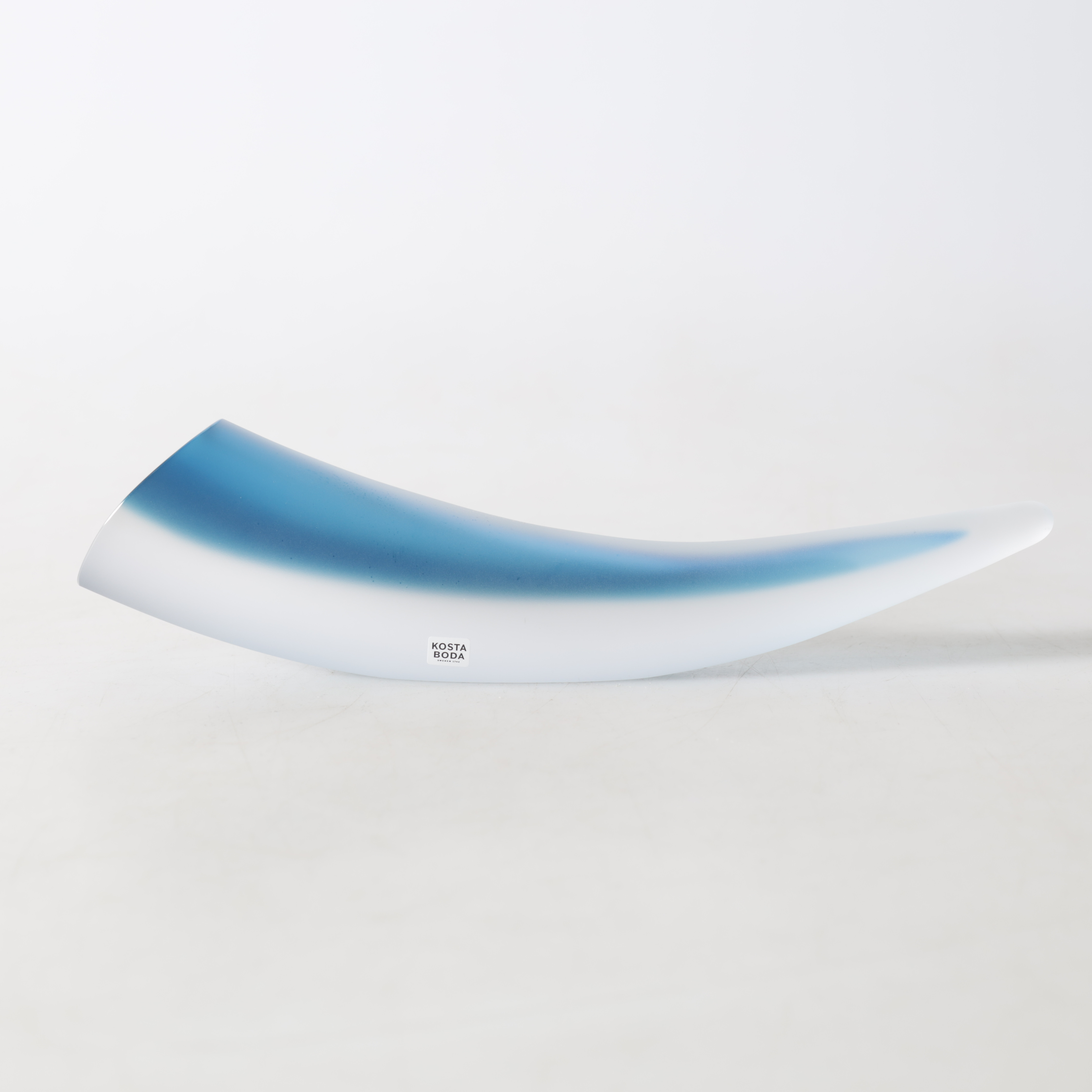 GÖRAN WÄRFF. Skulptur, glas, Kosta Boda, signerad.