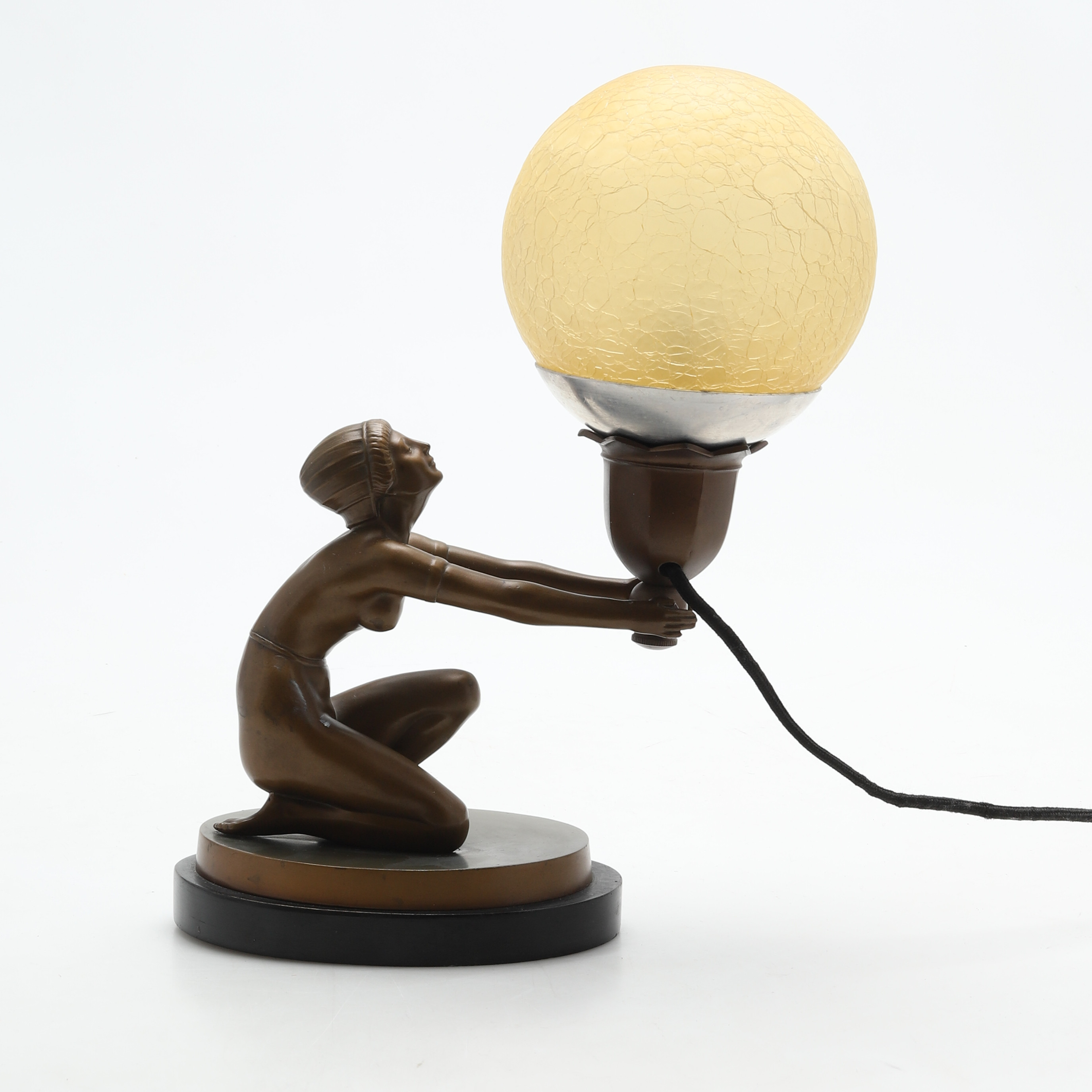 BORDSLAMPA, art deco, 1900-talets första hälft.