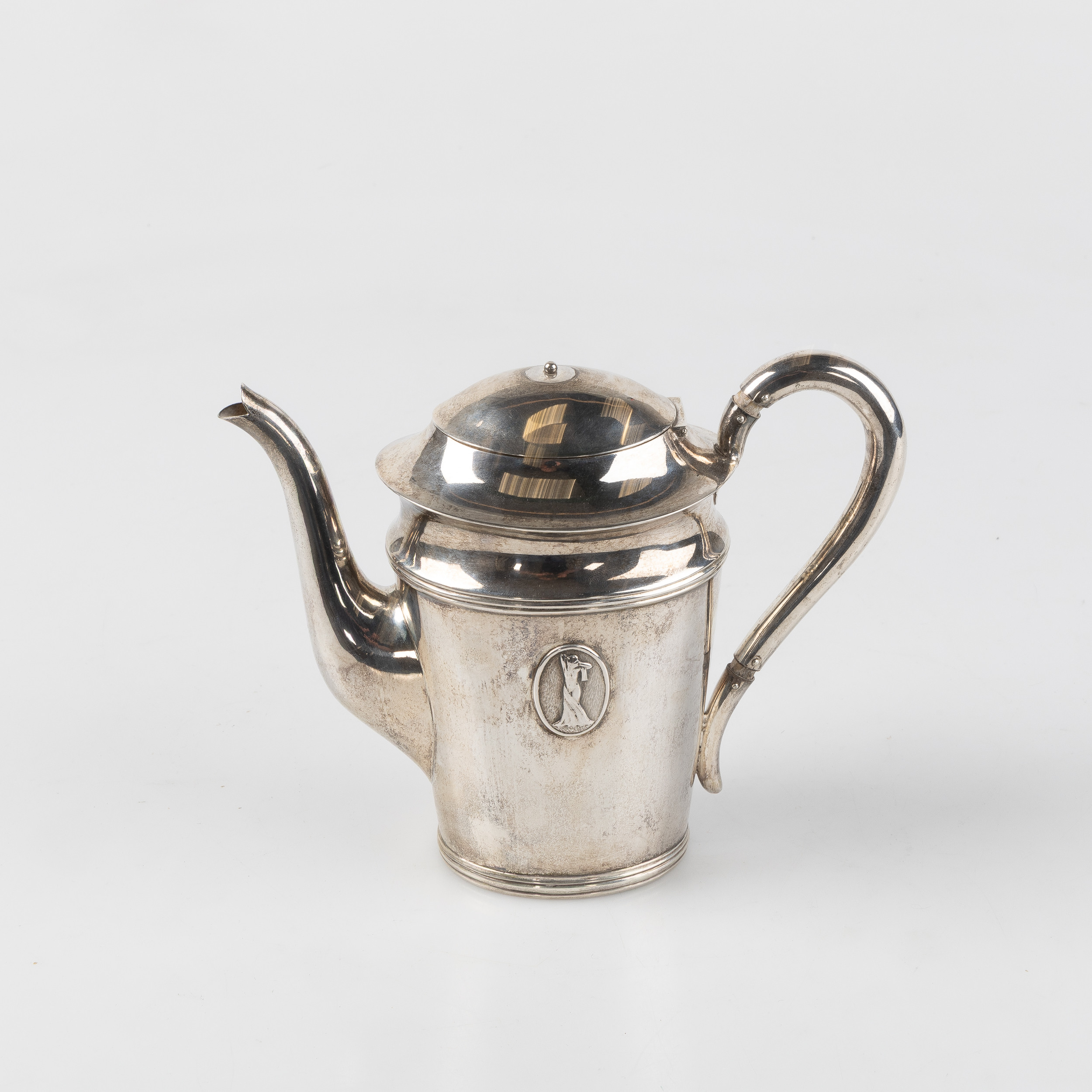AUGUST LUNDSTRÖM. Mockakanna, Lund 1922, silver.