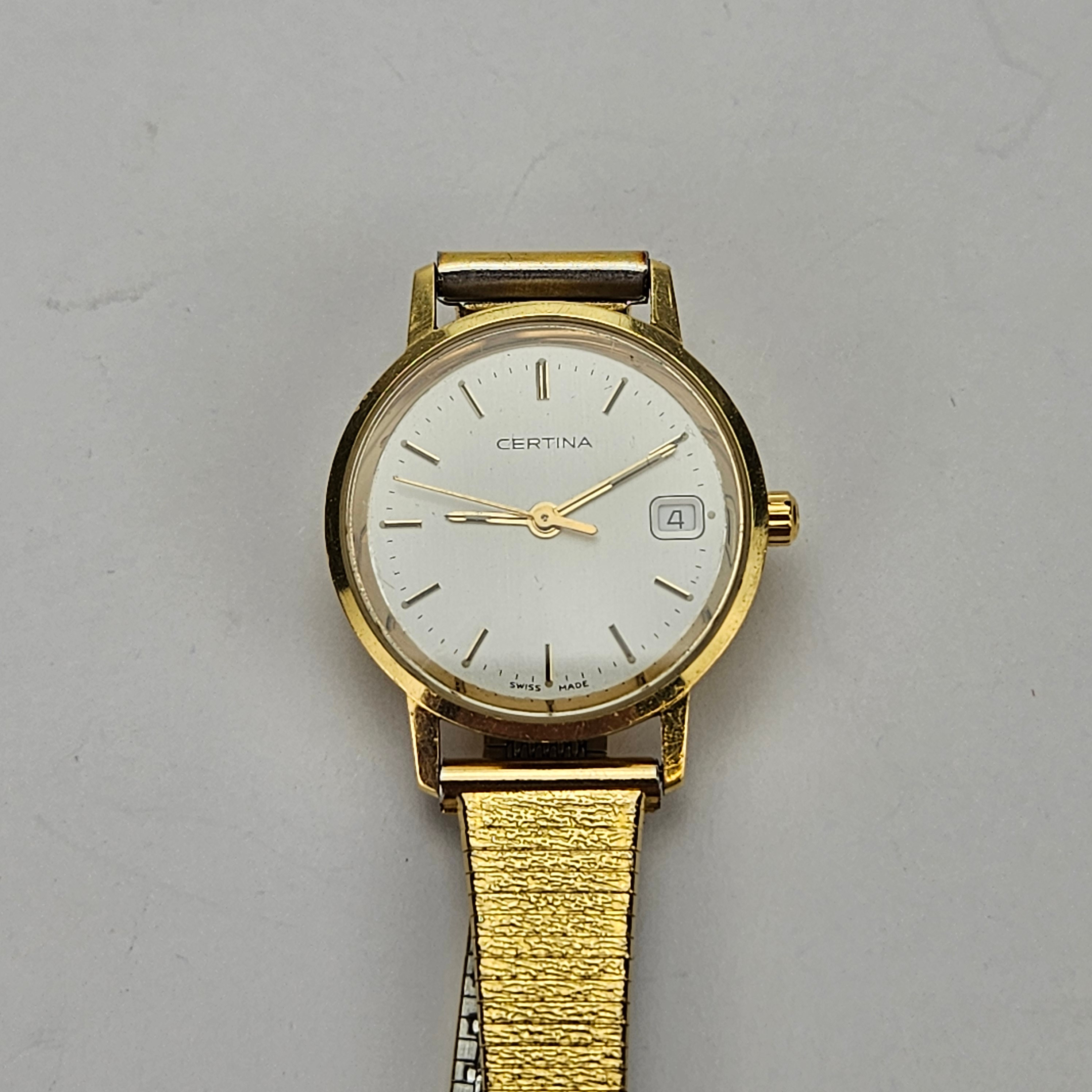 DAMARMBANDSUR, guld, 18K, Certina.