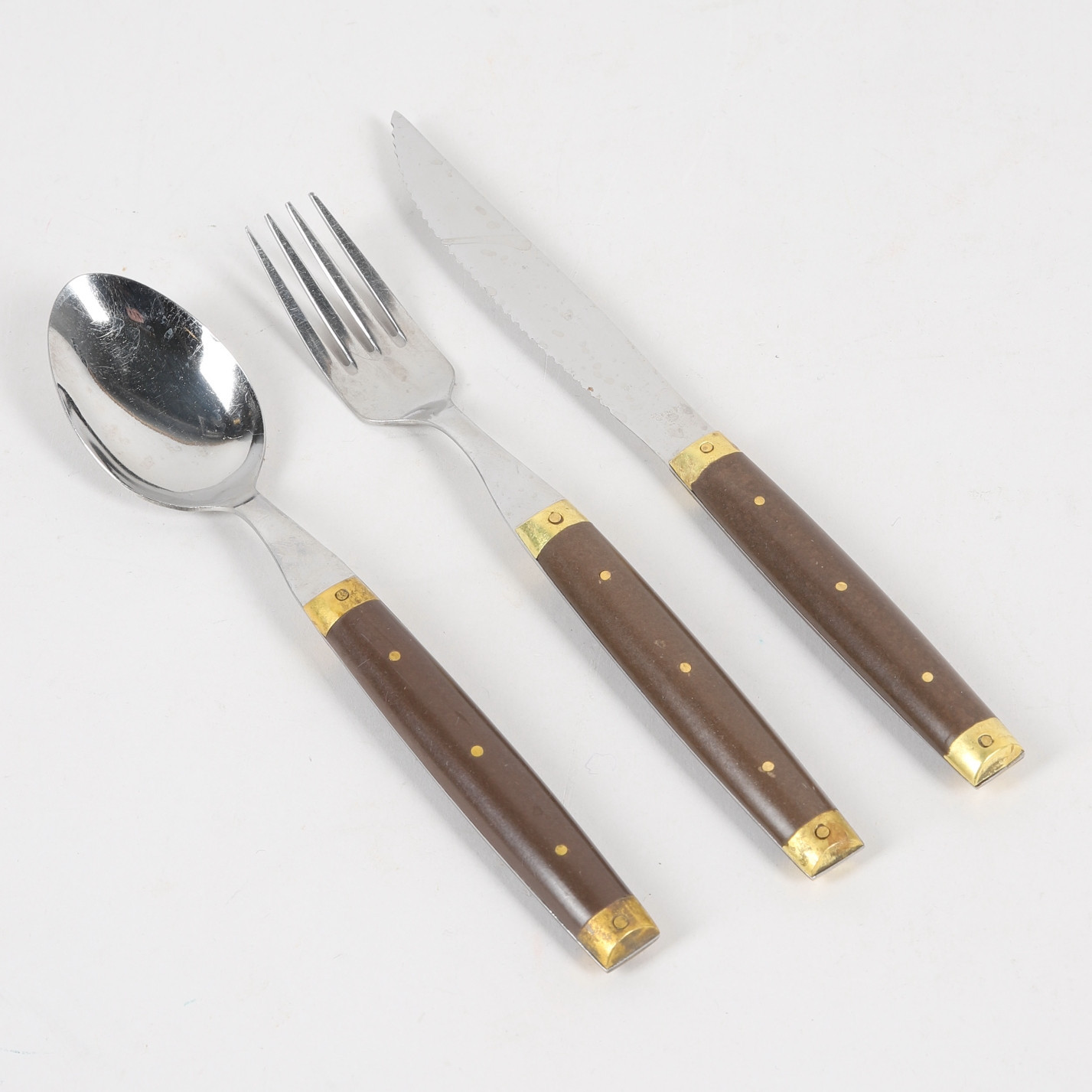 BESTICK, 35 delar, rostfritt stål, Melron, Frankrike, 1900-talets andra hälft.