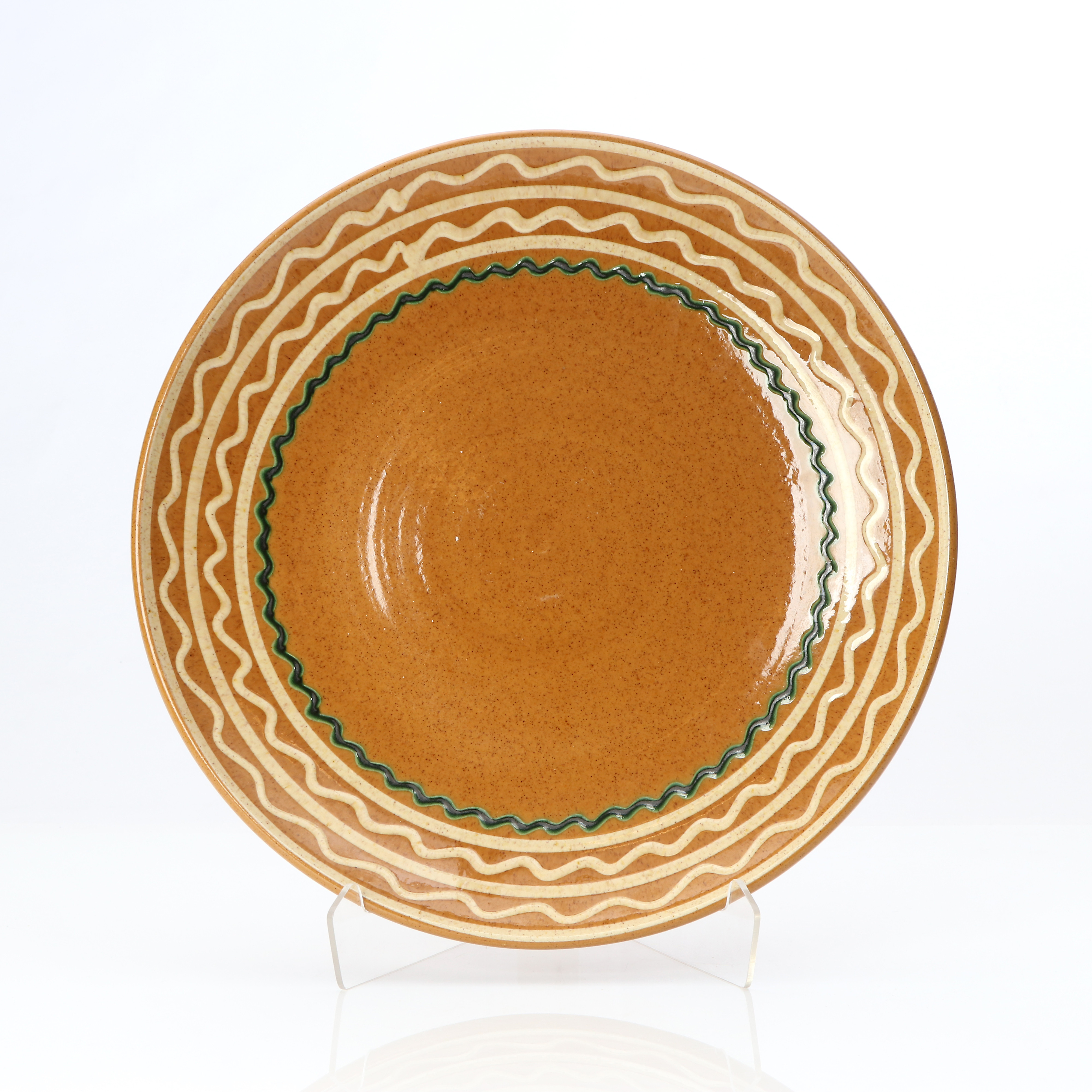 THOMAS ANAGRIUS. SKÅLFAT. Glaserat lergods. 1975, märkt undertill.