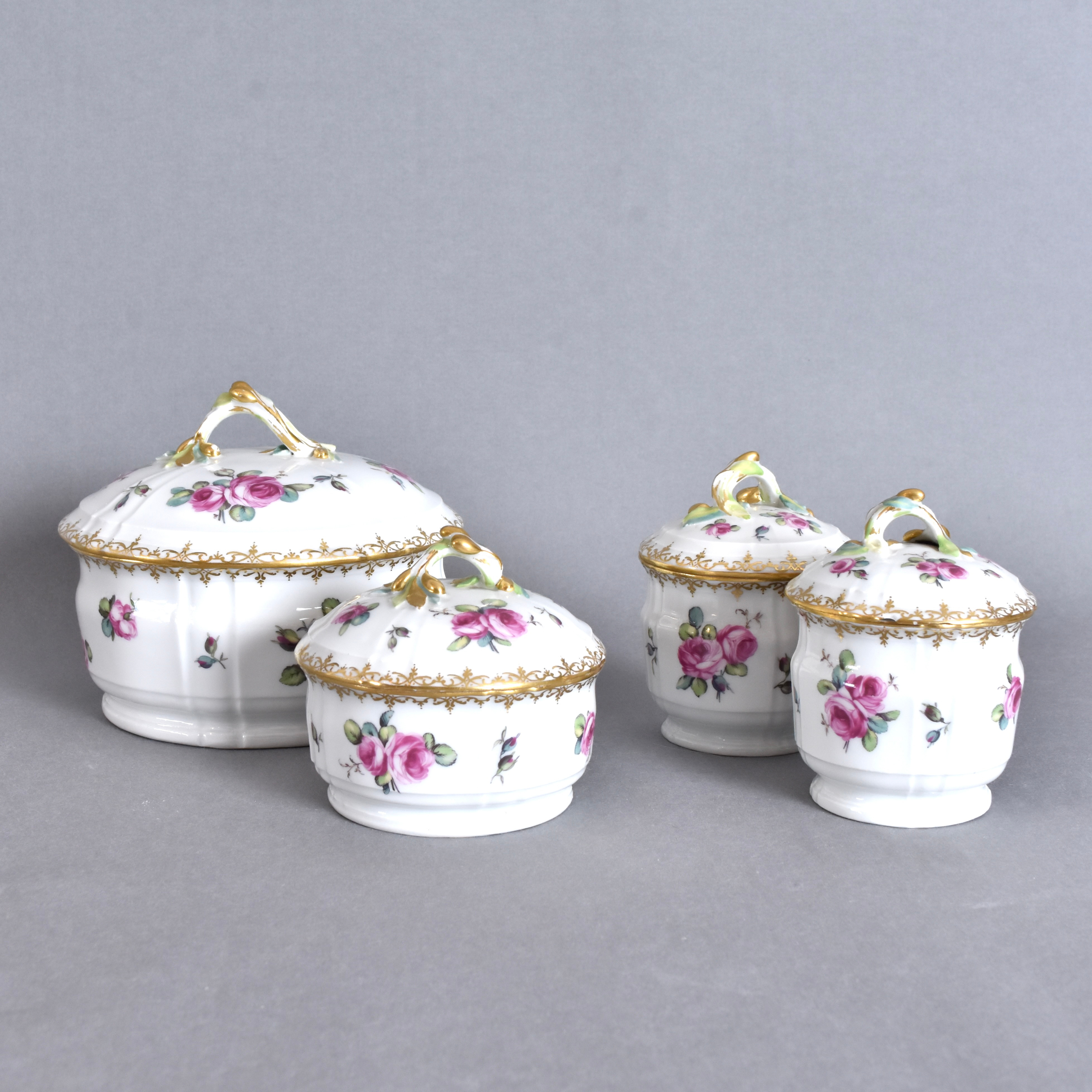 ASKAR/BURKAR, 4 st, porslin, KPM (Königliches und Kaiserliches Porzellanmanufaktur Berlin) 18-1900-tal.