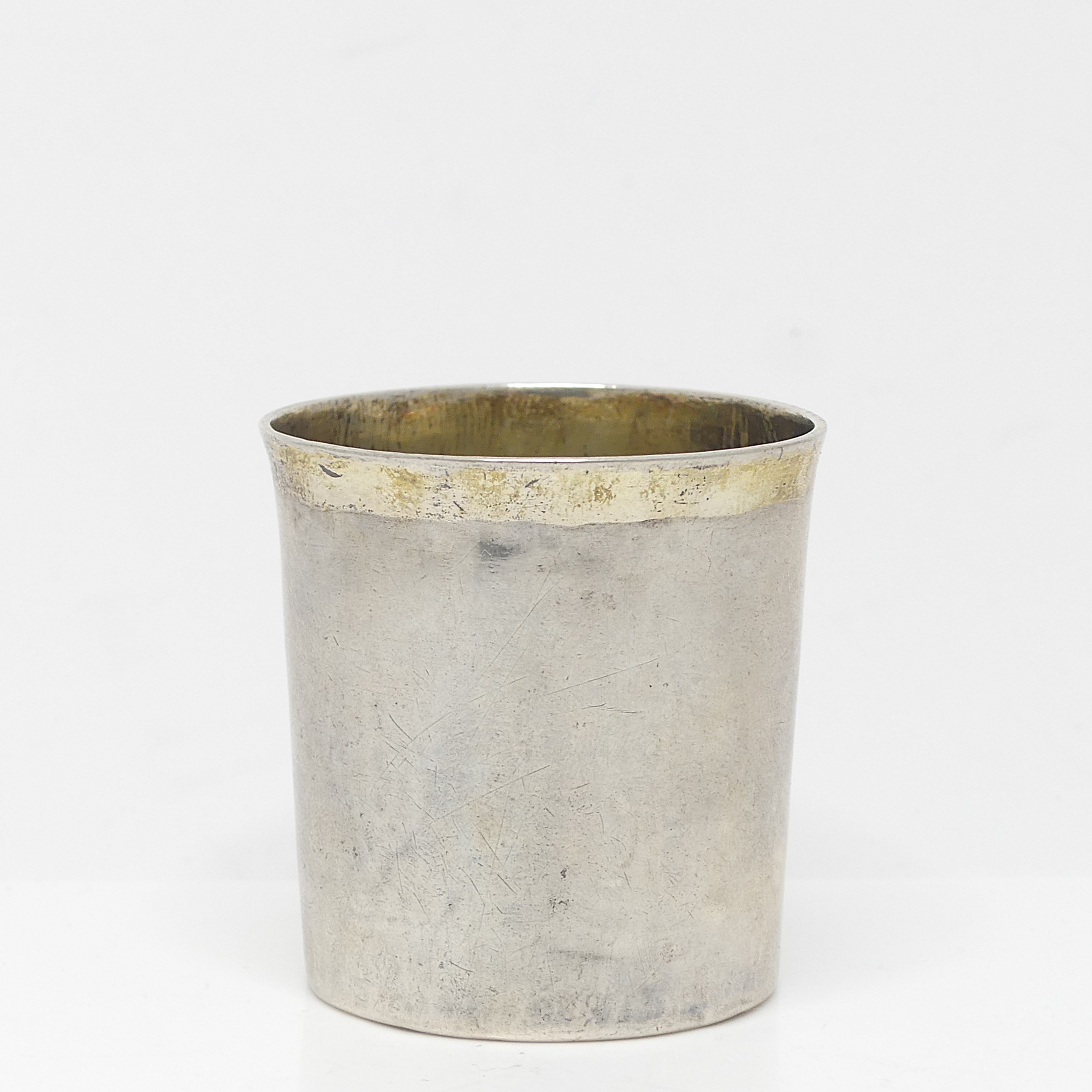 SUPKOPP / BÄGARE, silver, stämplad AH, Anders Hafrin Göteborg, 1727 -1756.