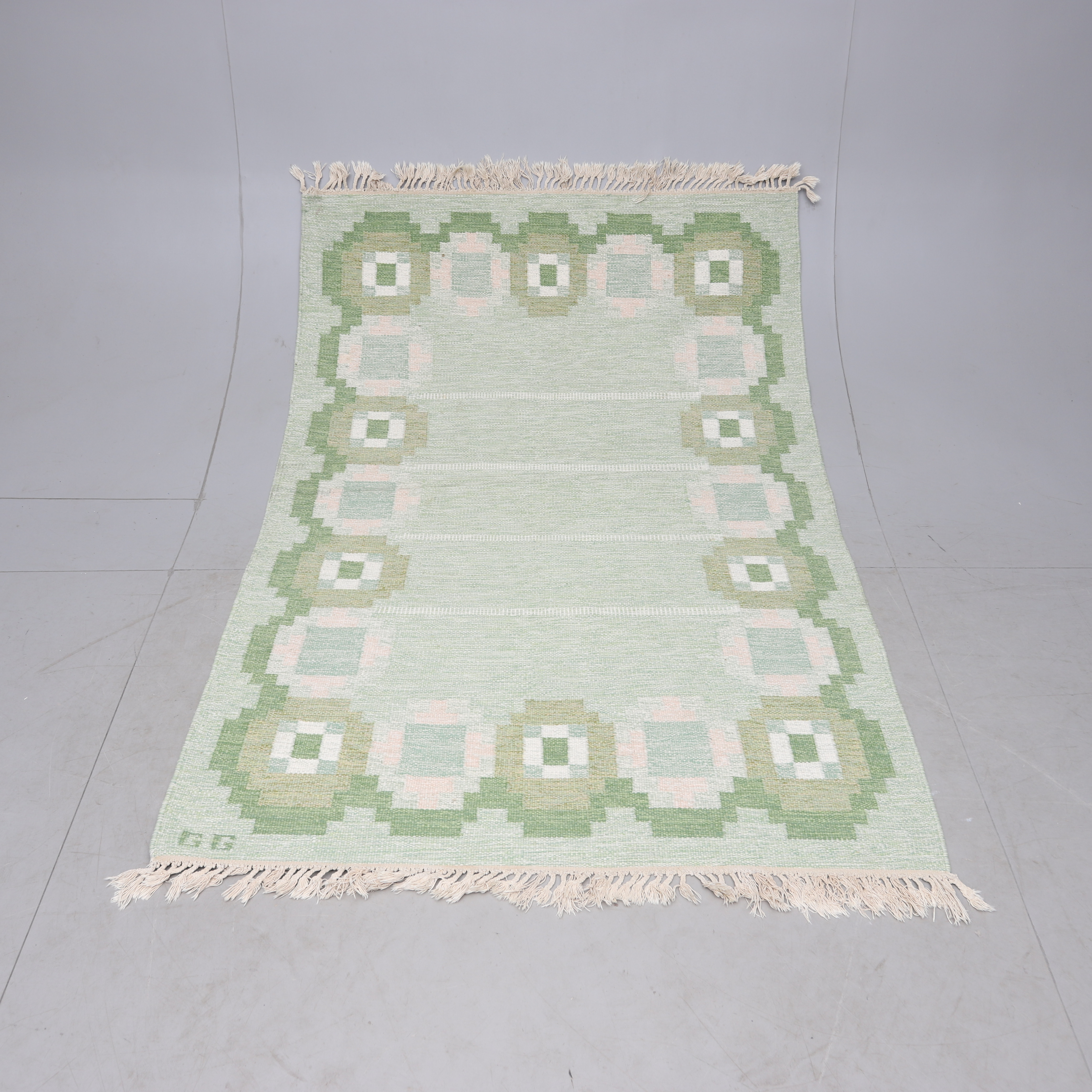 MATTA, Rölakan, signerad GG, Gitt Grännsjö-Carlsson, ca 246x170cm.