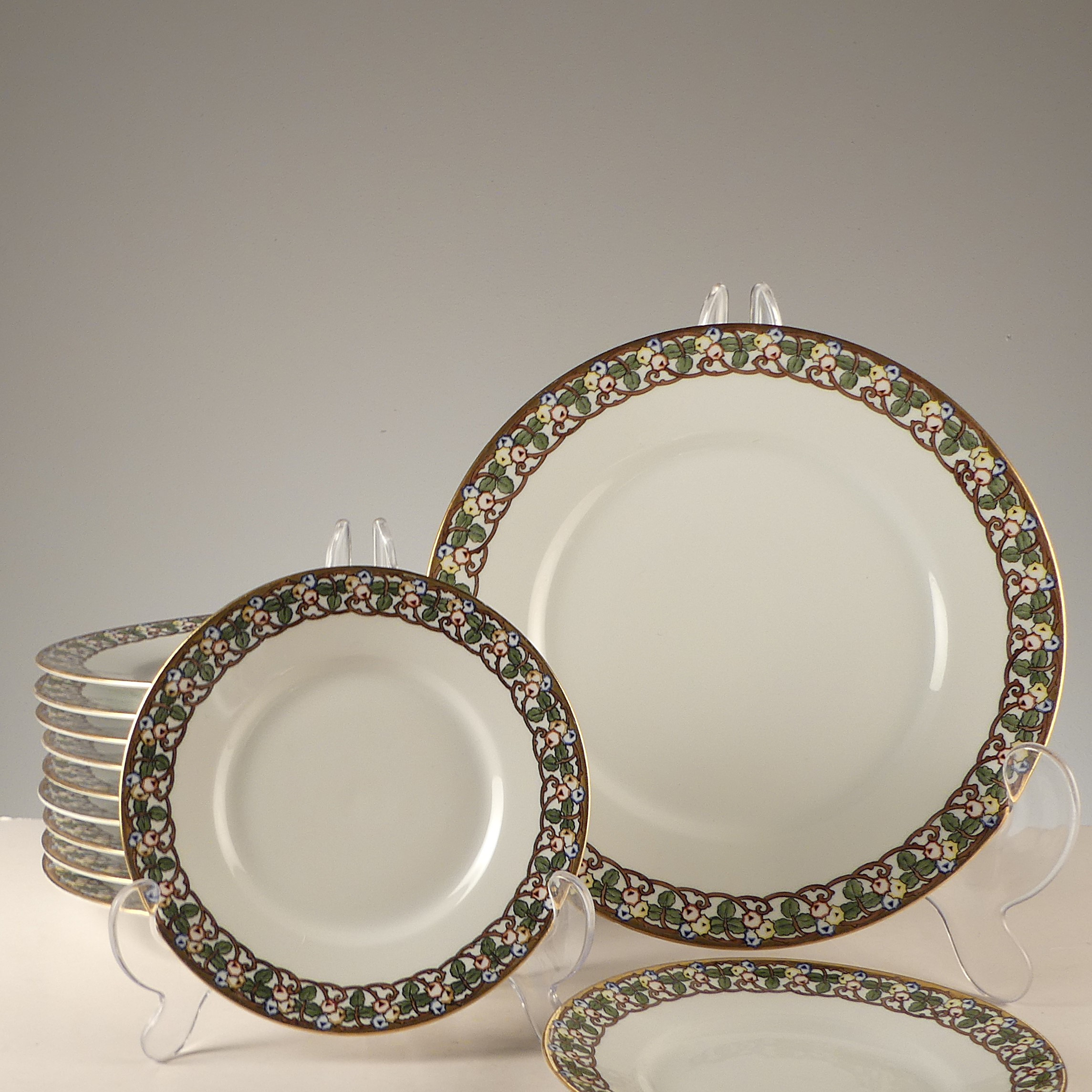 SERVISDELAR, tallrikar, Fraureuth, Tyskland.