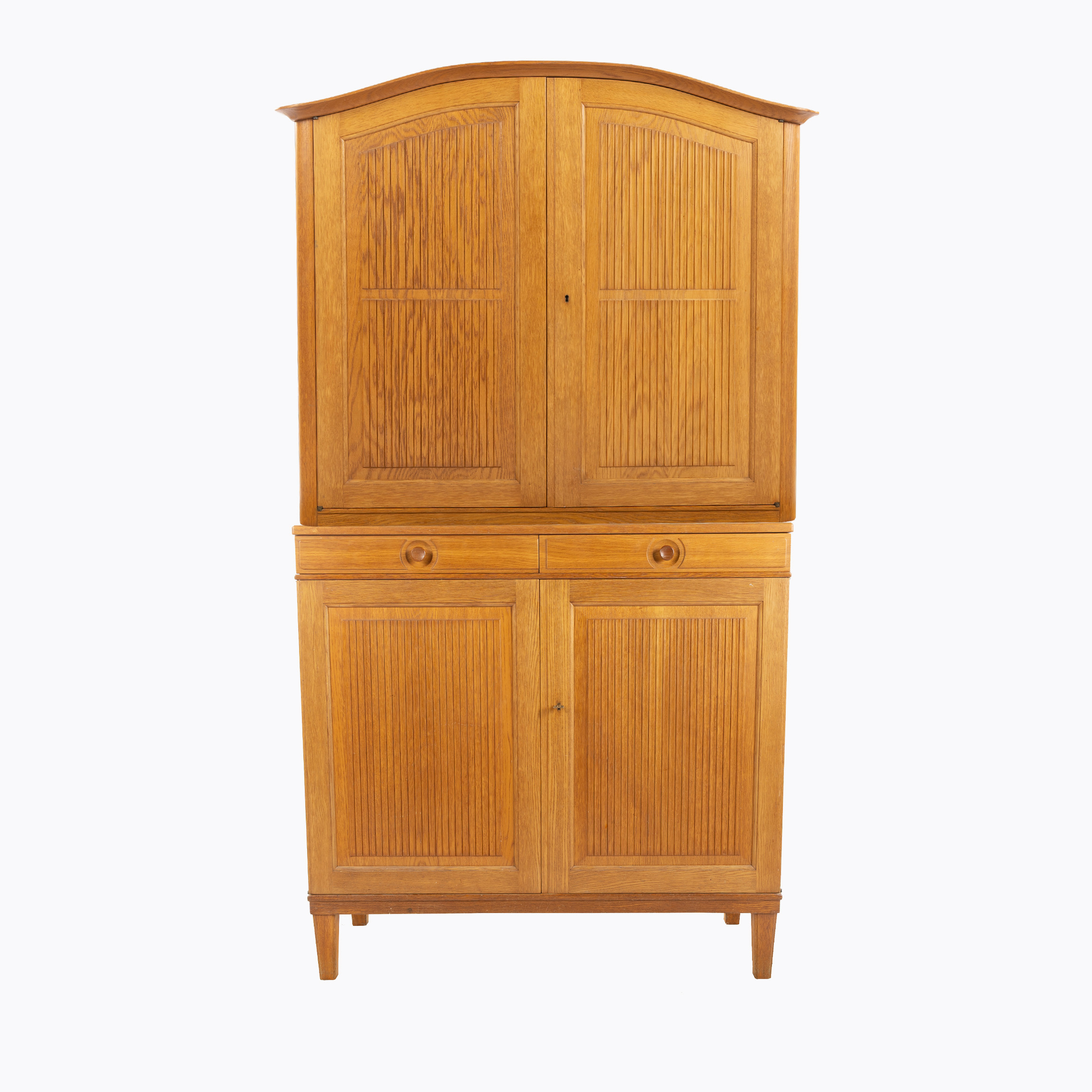 CARL MALMSTEN. "Herrgården", skåp, 2-delat, ek, Bodafors.