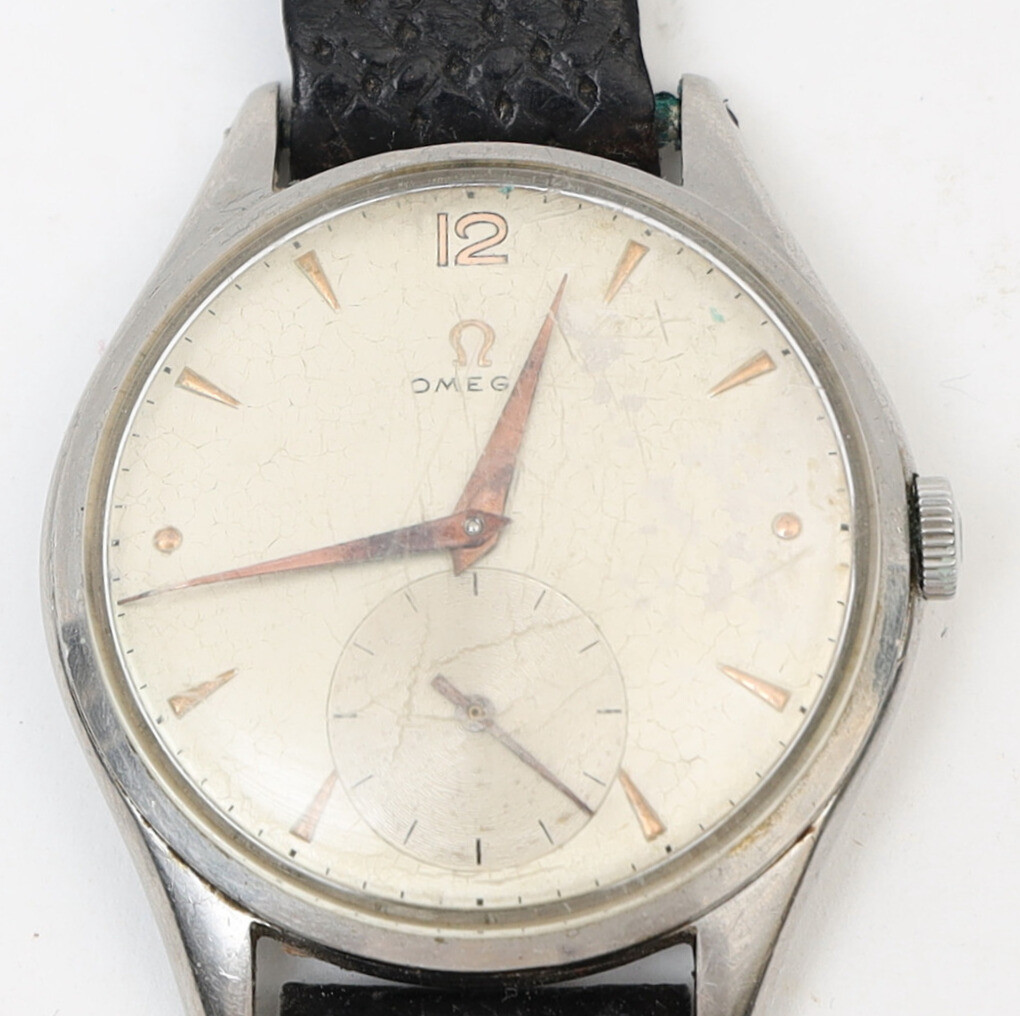 HERRARMBANDSUR, Omega, daterad 1953.