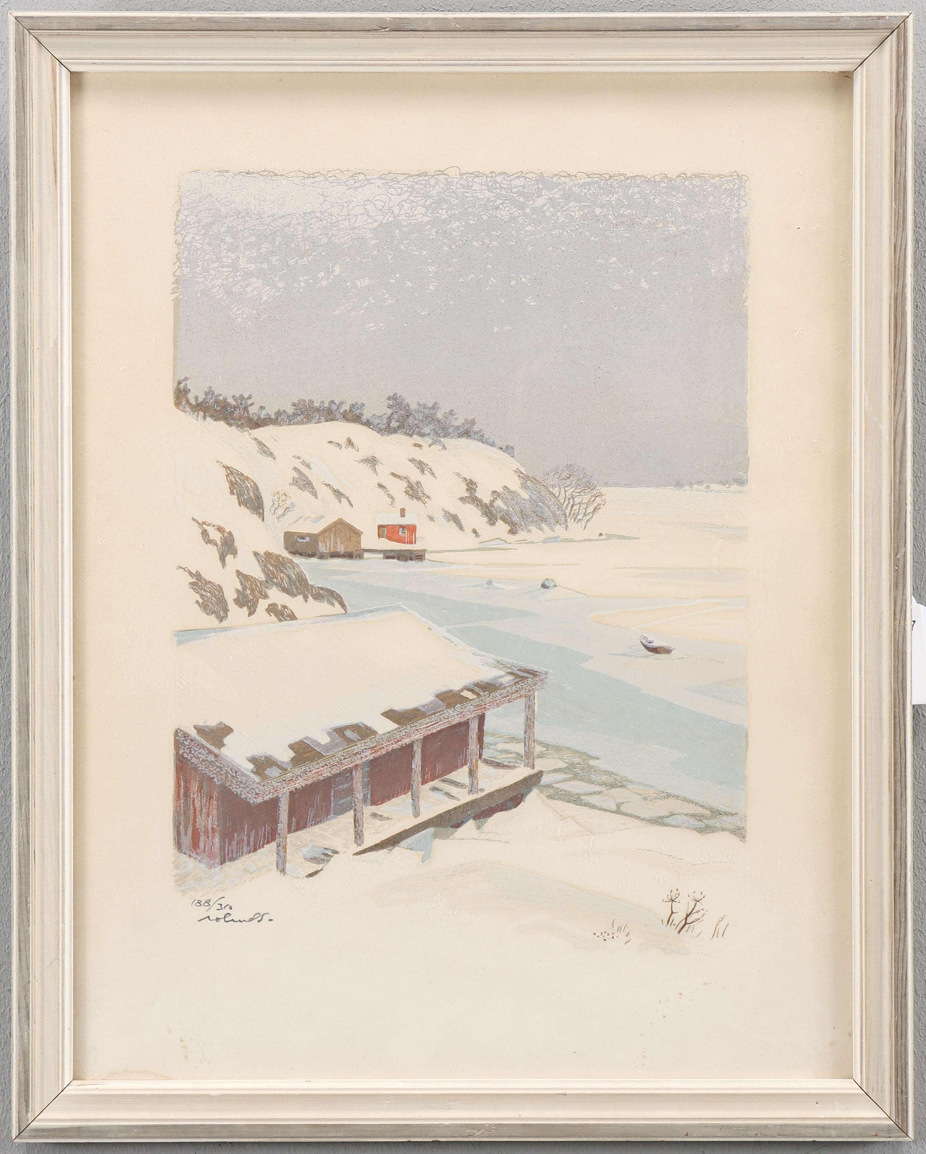 ROLAND SVENSSON. Litografi 188/310, signerad.