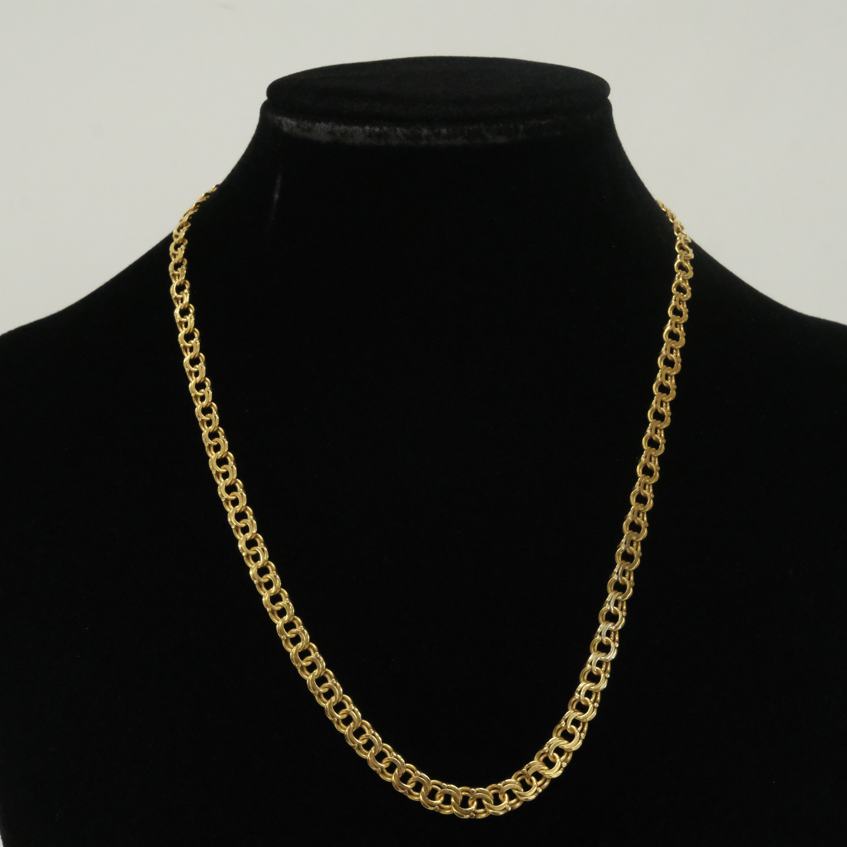 COLLIER, BISMARCK, 18K GULD, DOSERAD.
