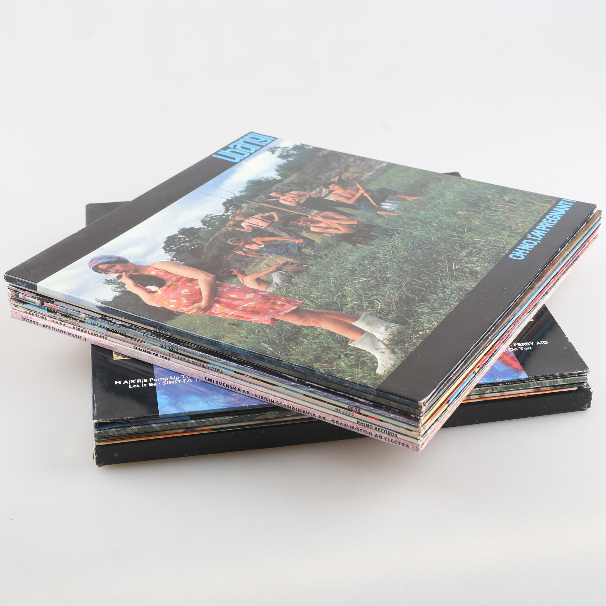 VINYLSKIVOR, 14 stycken, rock, electronik, pop m.m.