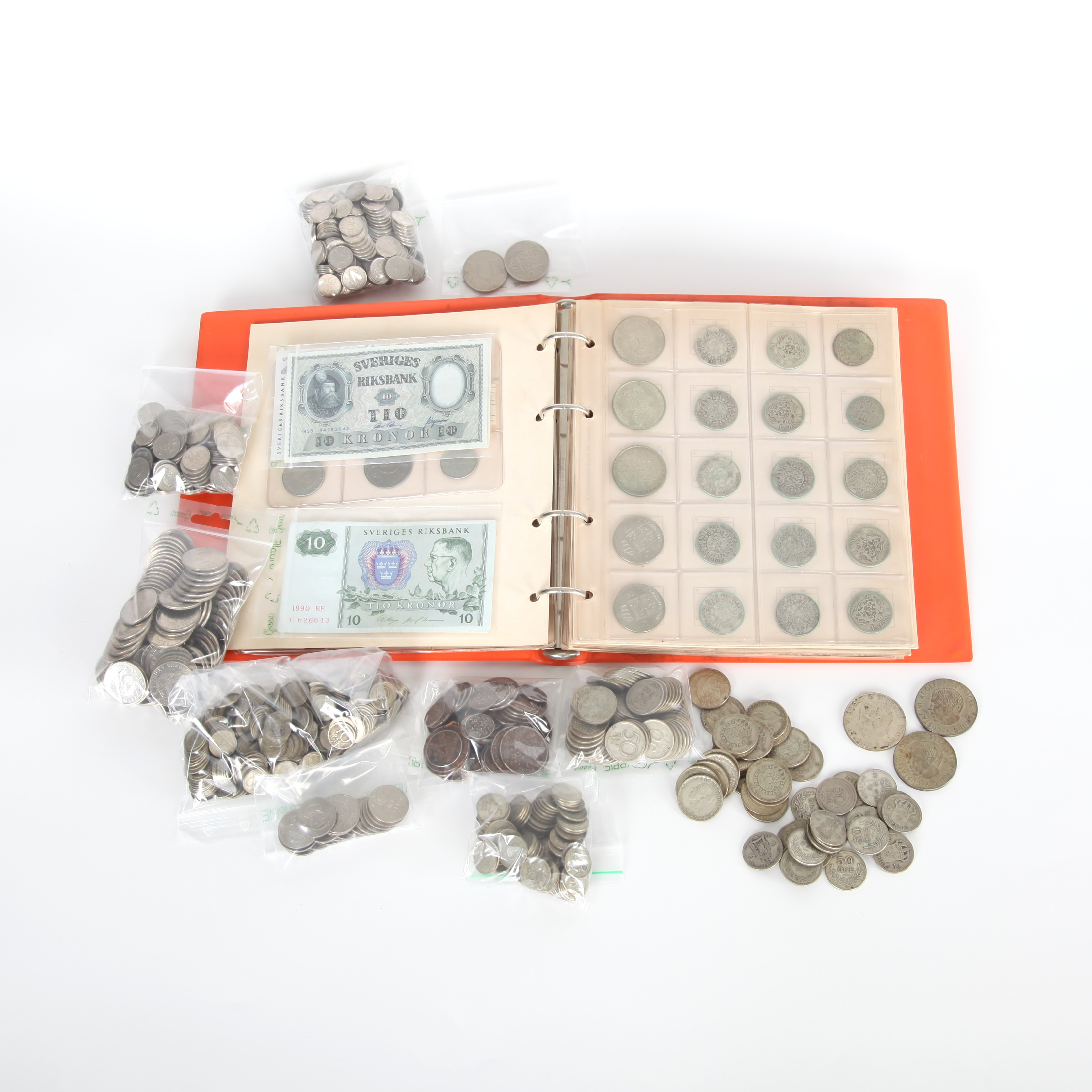 MYNT- OCH SEDELSAMLING, Sverige, 18/1900-tal.