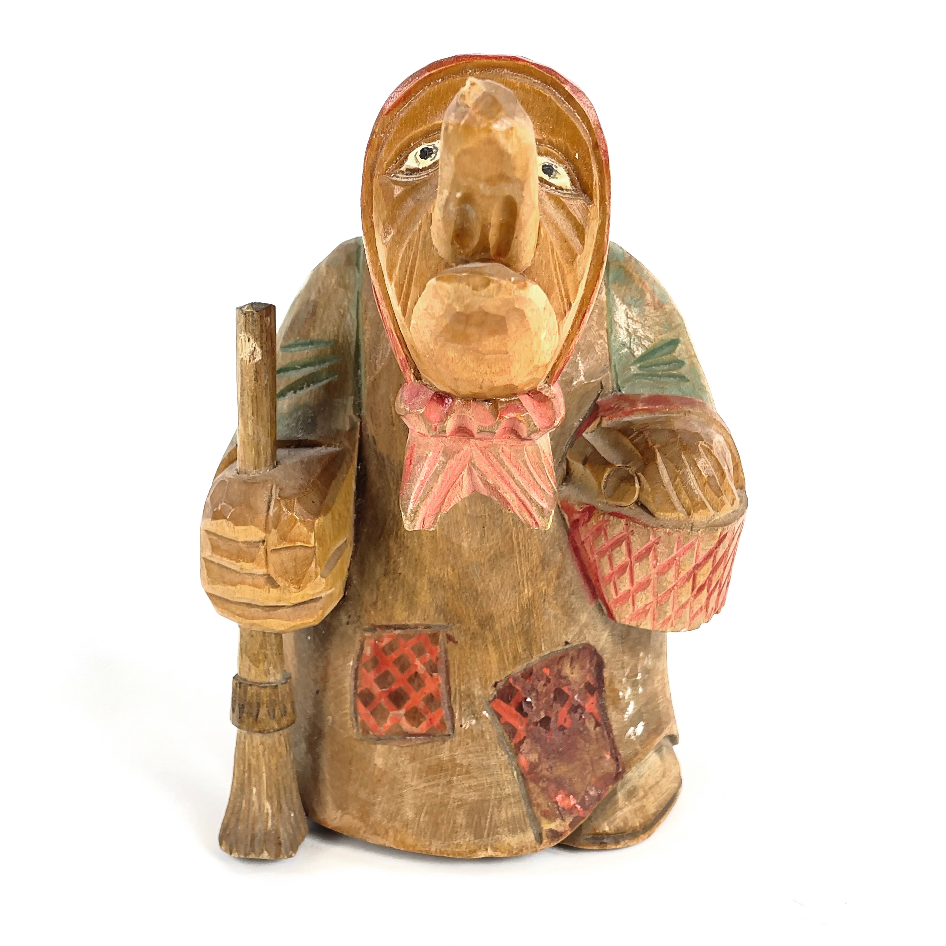 ANTON SVEEN. Skulptur, trä, troll, Norge, 1900-tal.