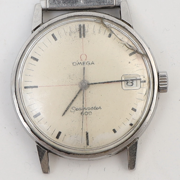 HERRARMBANDSUR, Omega seamaster 600, omkring 1900-talets mitt.