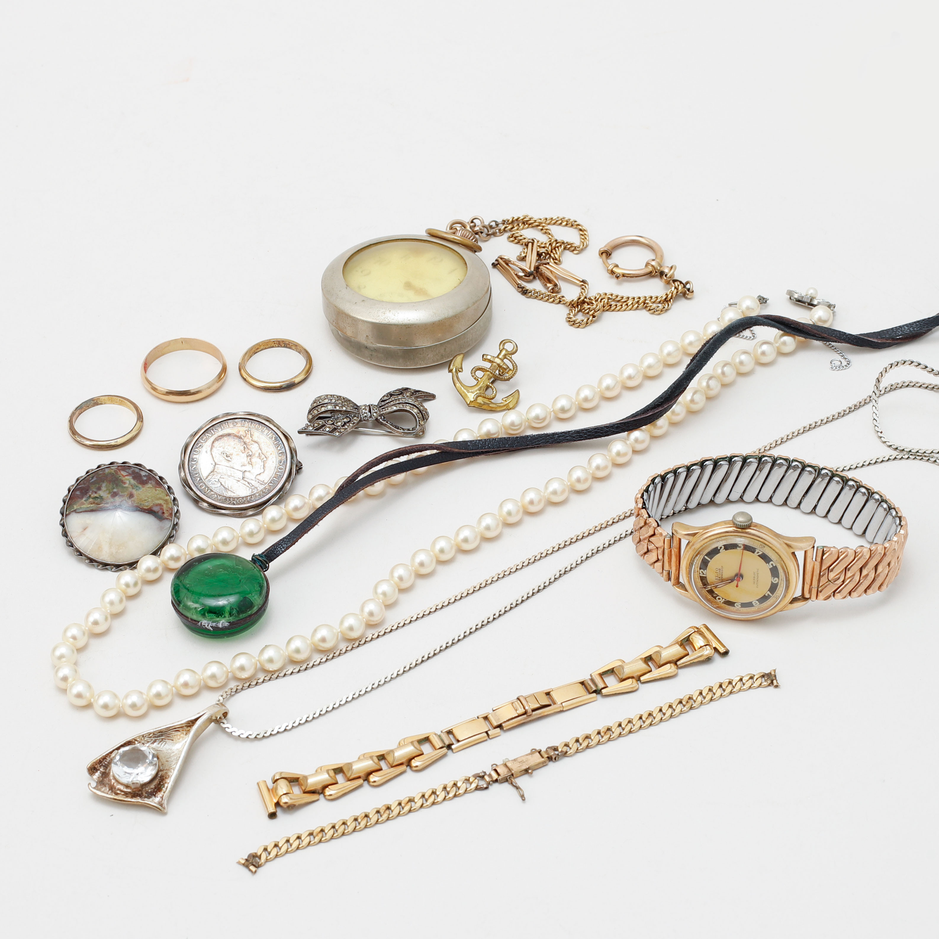 SMYCKEN, FICKUR OCH ARMBANDSUR.