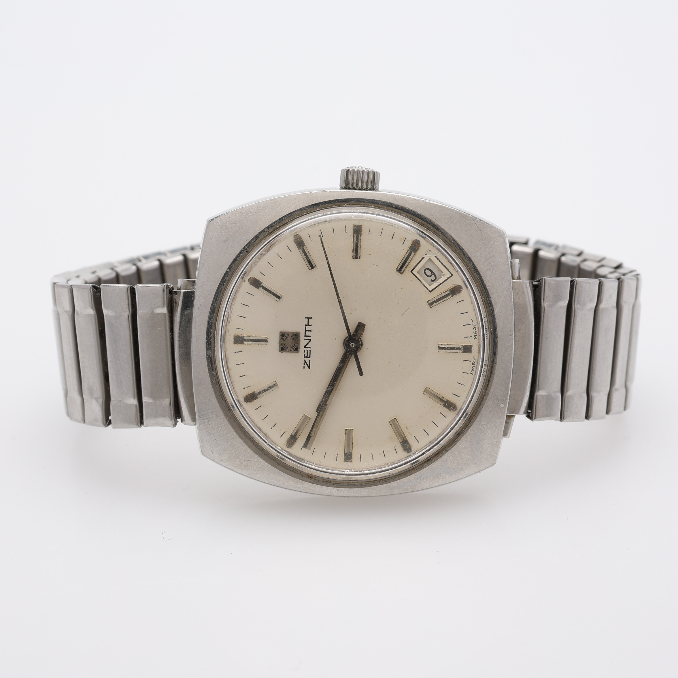 ARMBANDSUR, STÅL, ZENITH SURF, MANUELLT UPPDRAG.