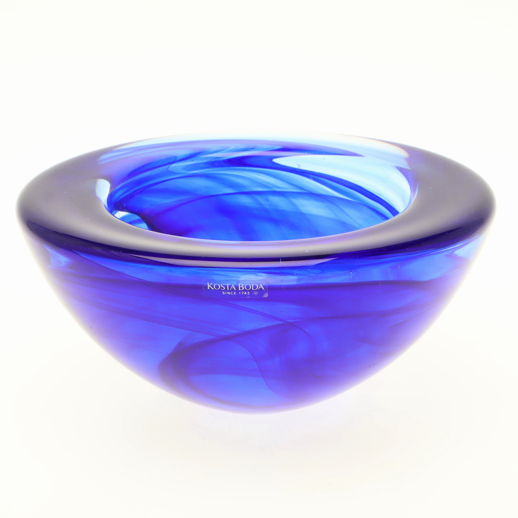 ANNA EHRNER. Skål, glas, "Atoll", Kosta Boda.