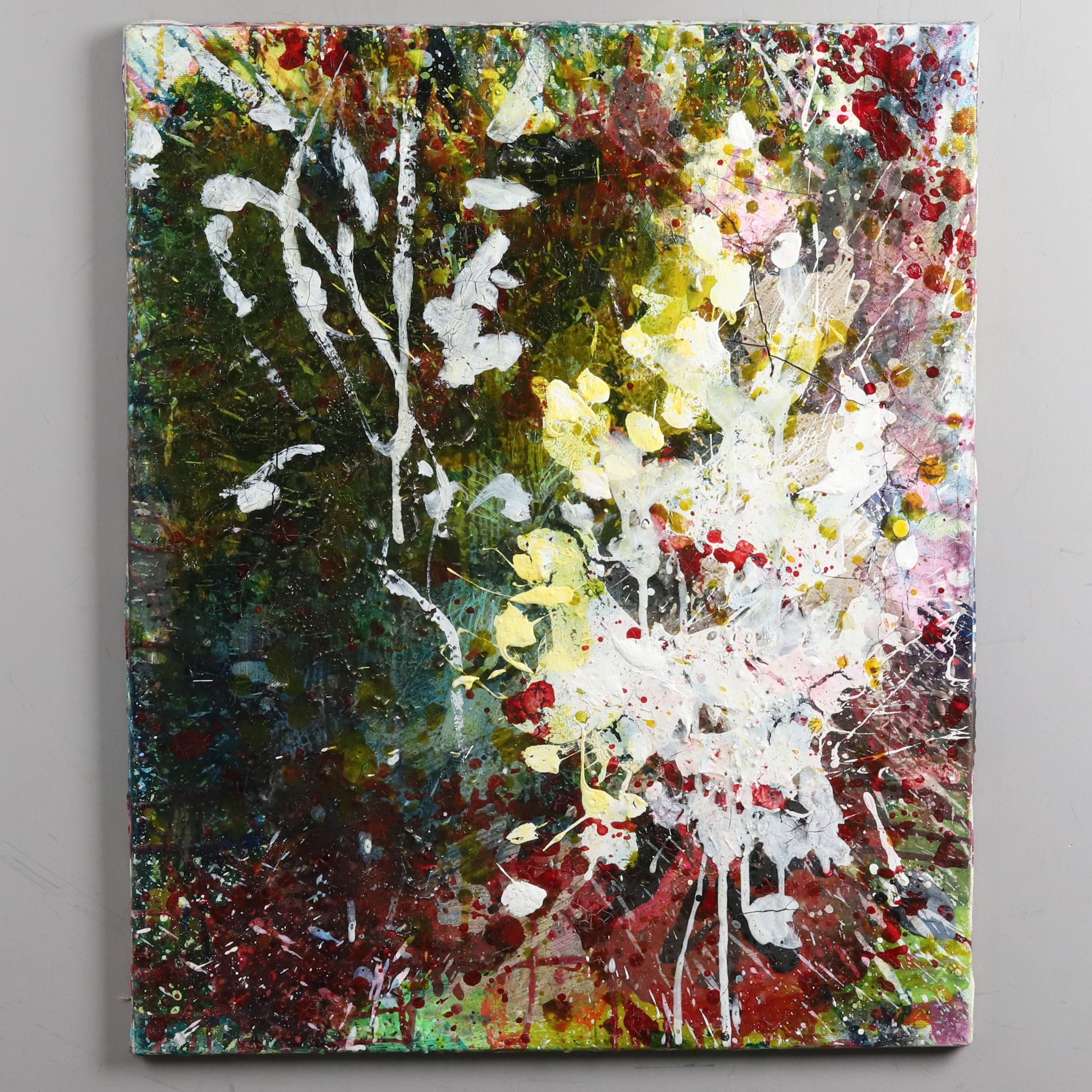 JAMES BATES. Olja på duk, ”Grove", signerad och daterad 2020.