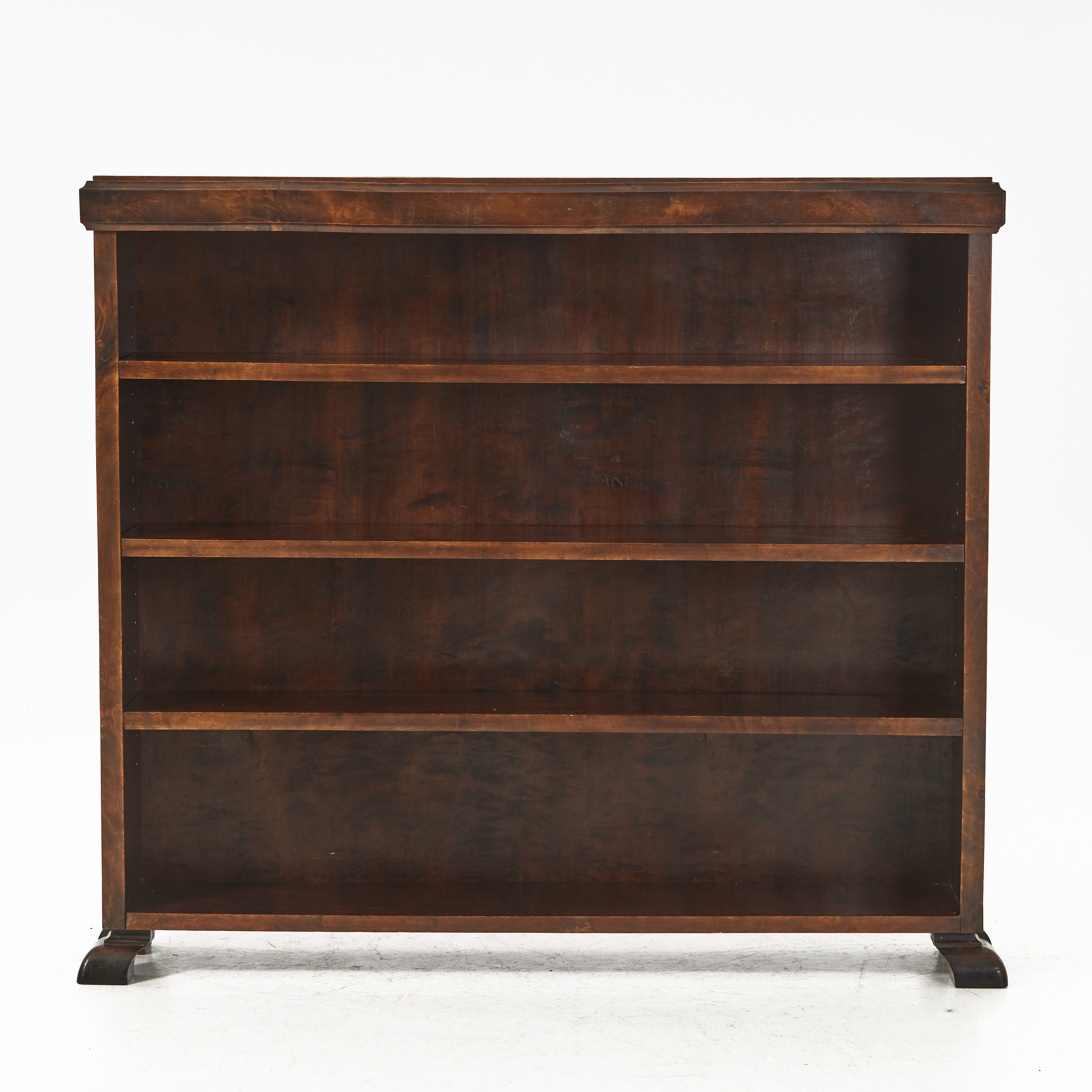 BOKHYLLA, 1920/30-tal, bonad björk, justerbar hyllplan.