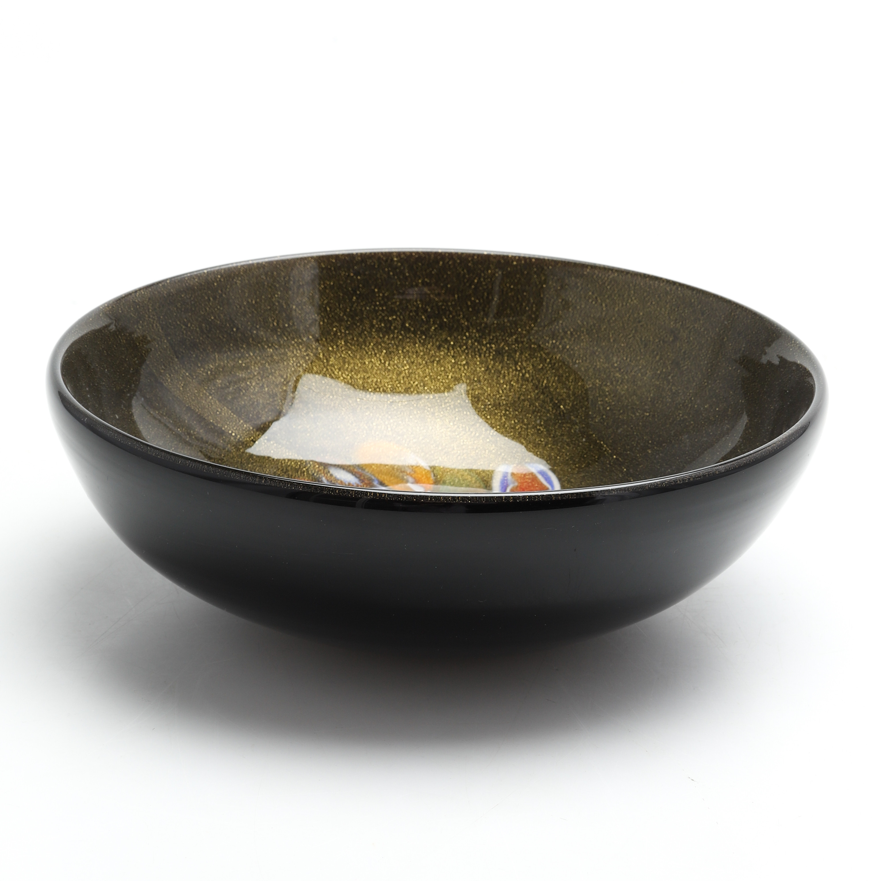 SKÅL, glas, Murano, signerad, Italien 1900-talets slut.