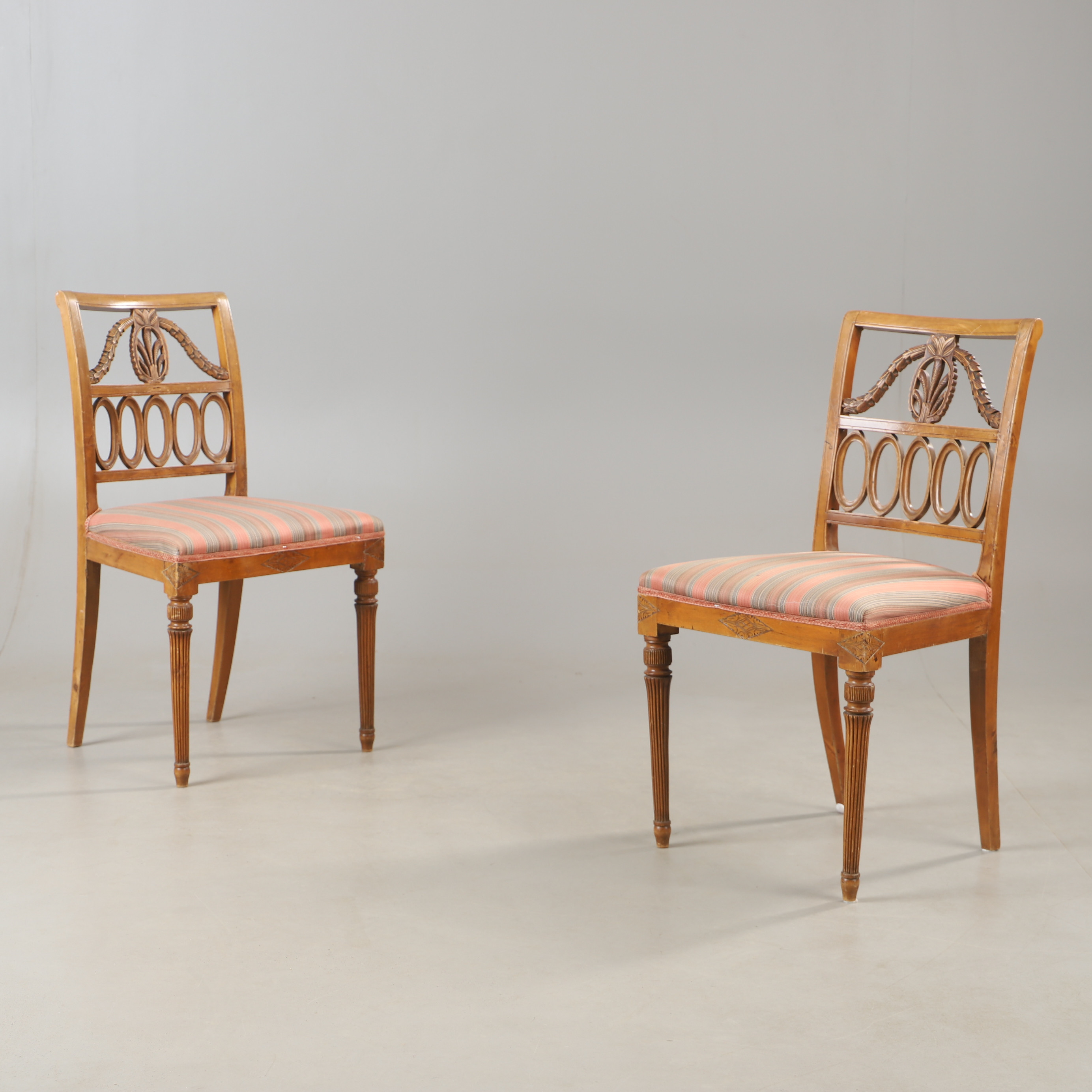 STOLAR, 1 par, Anders Andersson i Strekered/Lindome, sengustavianska.