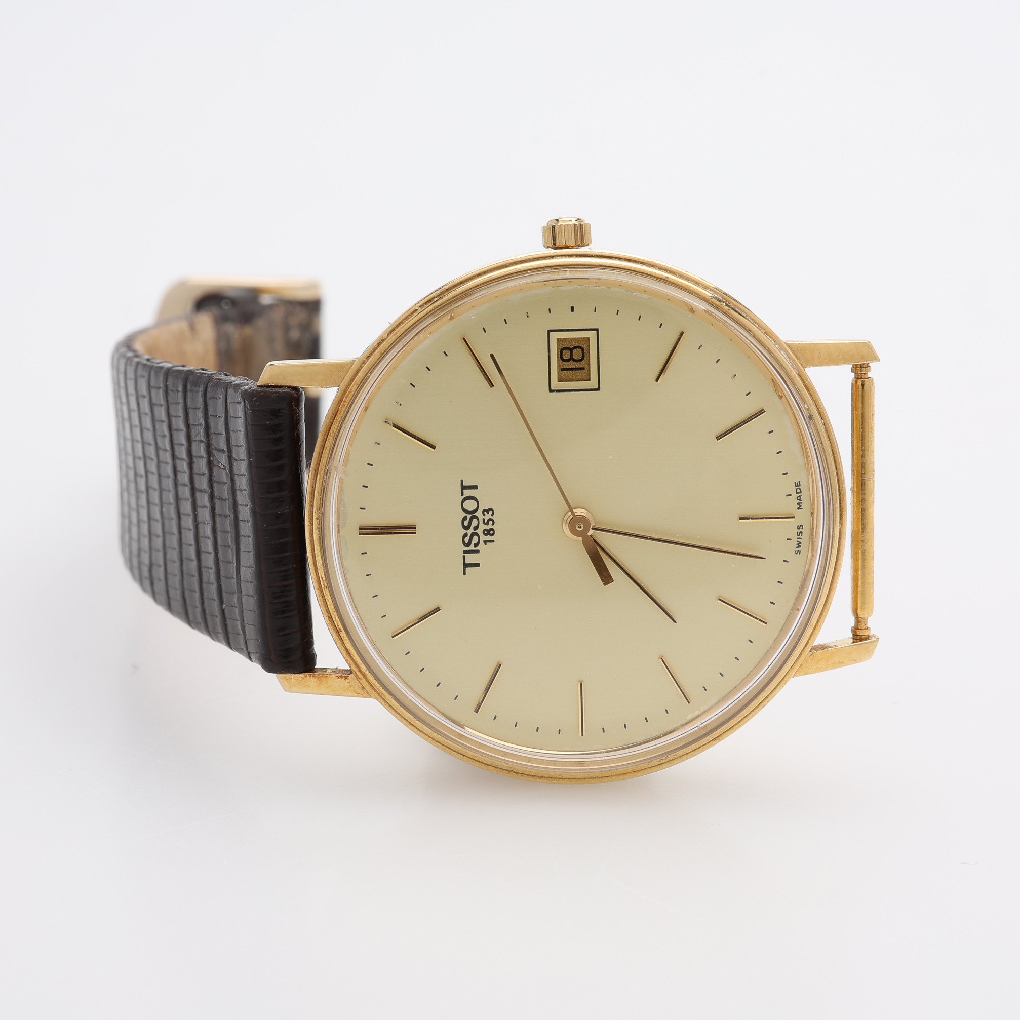 ARMBANDSUR, 18K GULD, TISSOT, QUARTZ.