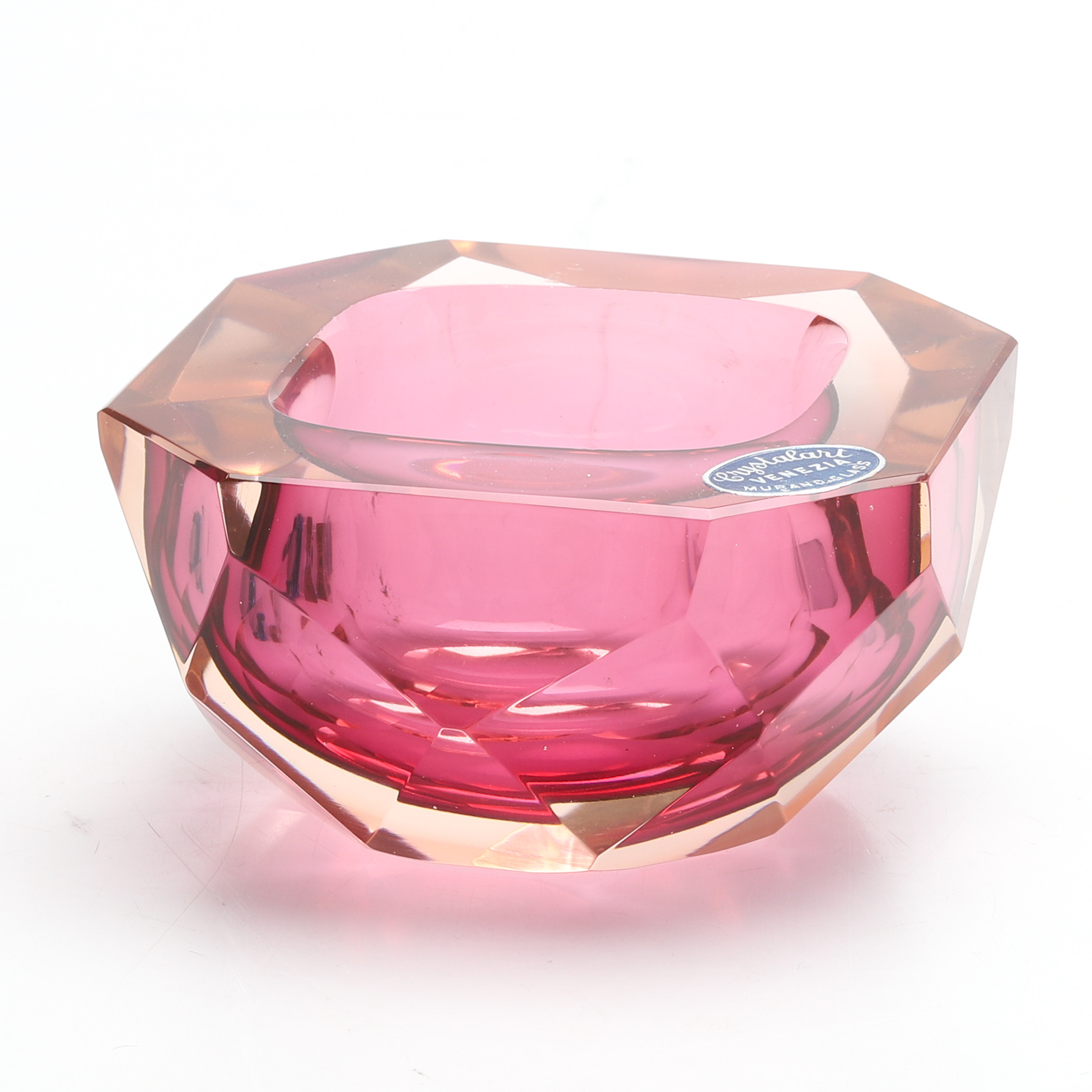 SKÅL, glas, Murano Italein 1900-talets slut.