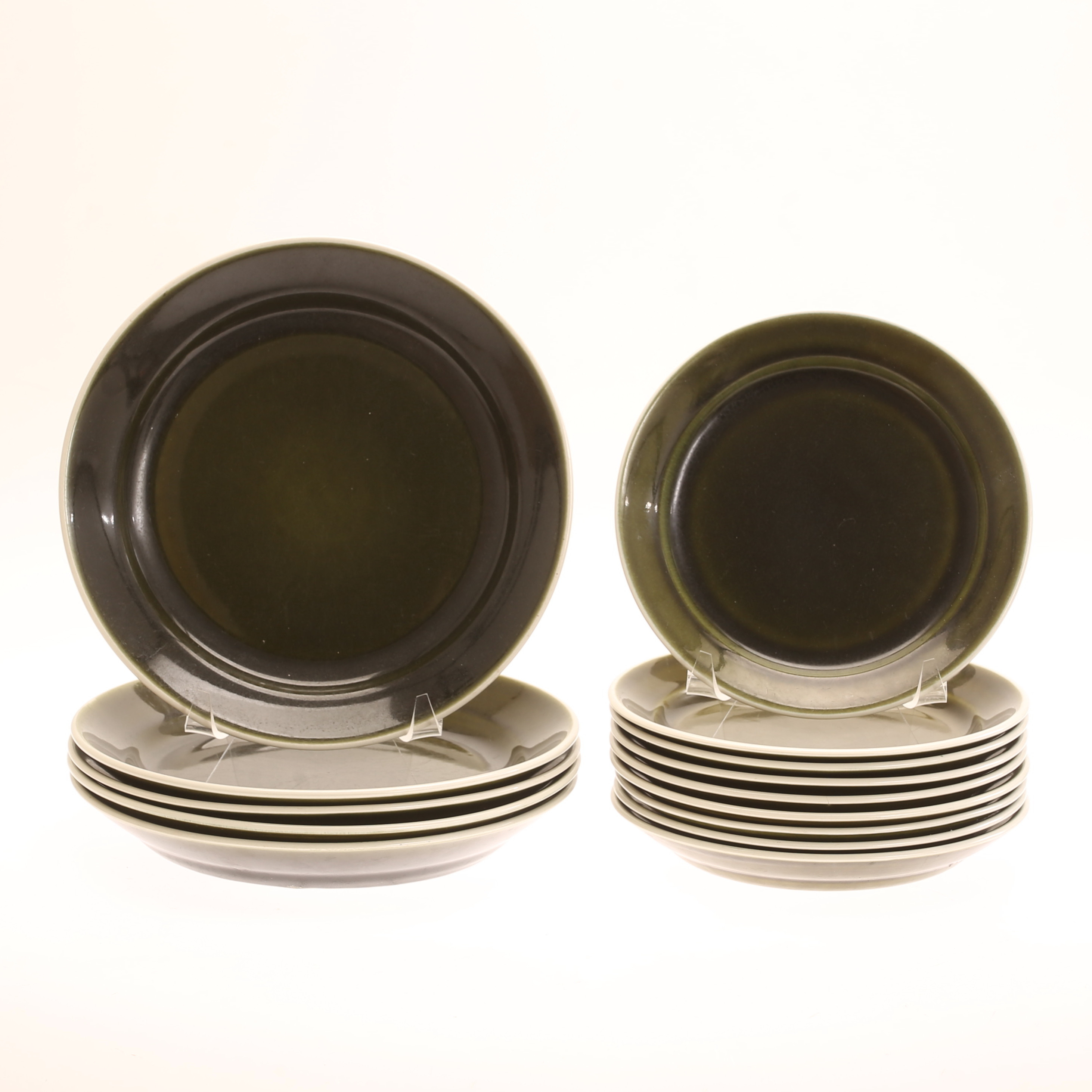 TALLRIKAR, 14 delar, "Vardag", Karin Björqvist, Gustavsberg.