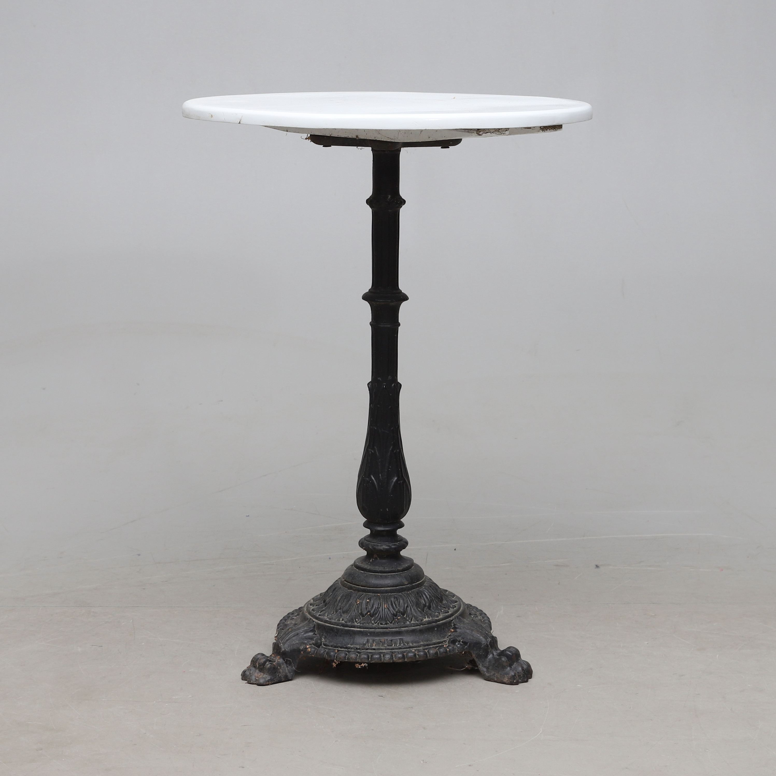 J & C G BOLINDER. cafébord, gjutjärn, "No 15.A.", Stockholm, 18-/1900-tal.