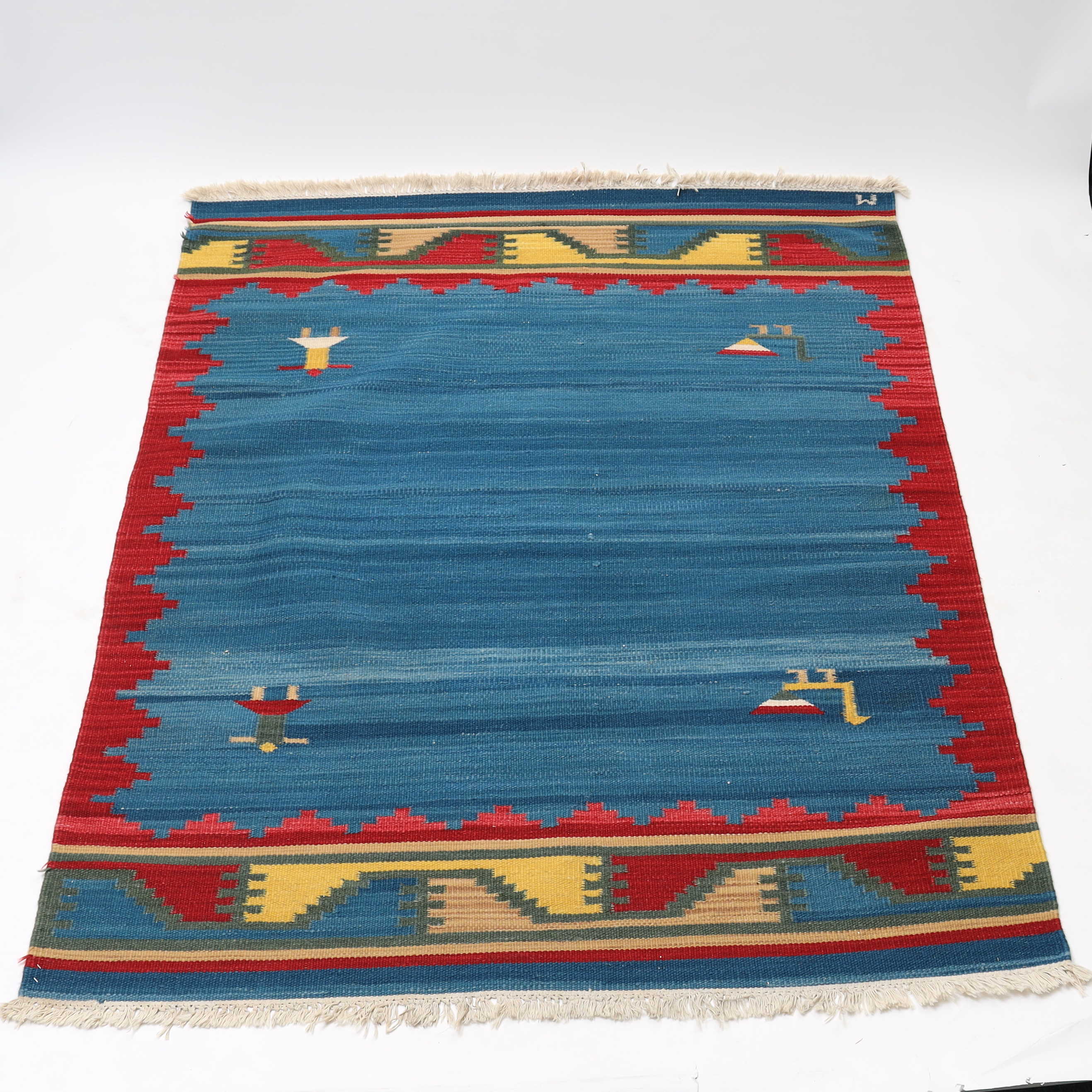 RÖLLAKANSMATTA, 1900-talets andra hälft, signerad M.