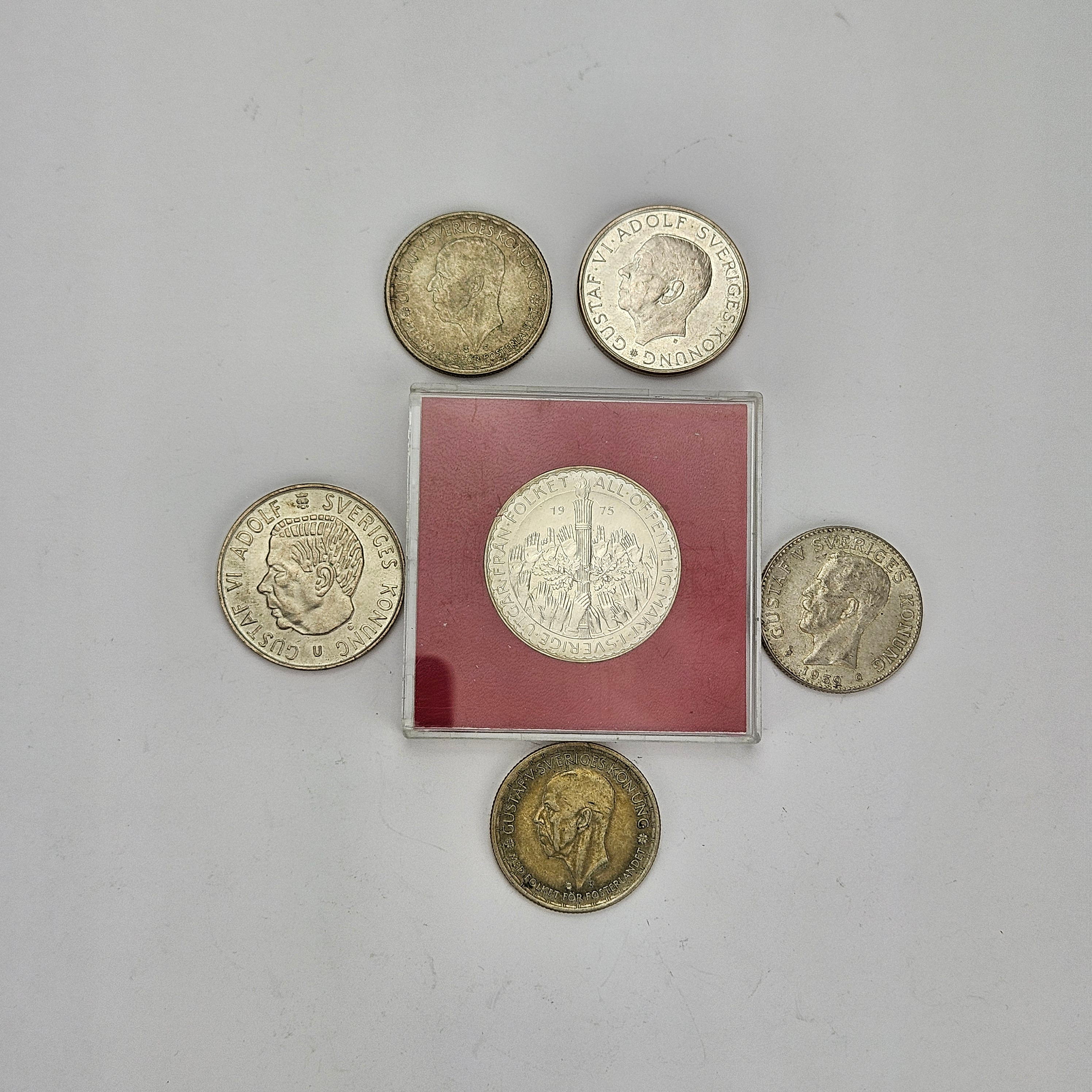 MYNT, 6 st, silver, 40-92 %, Sverige.