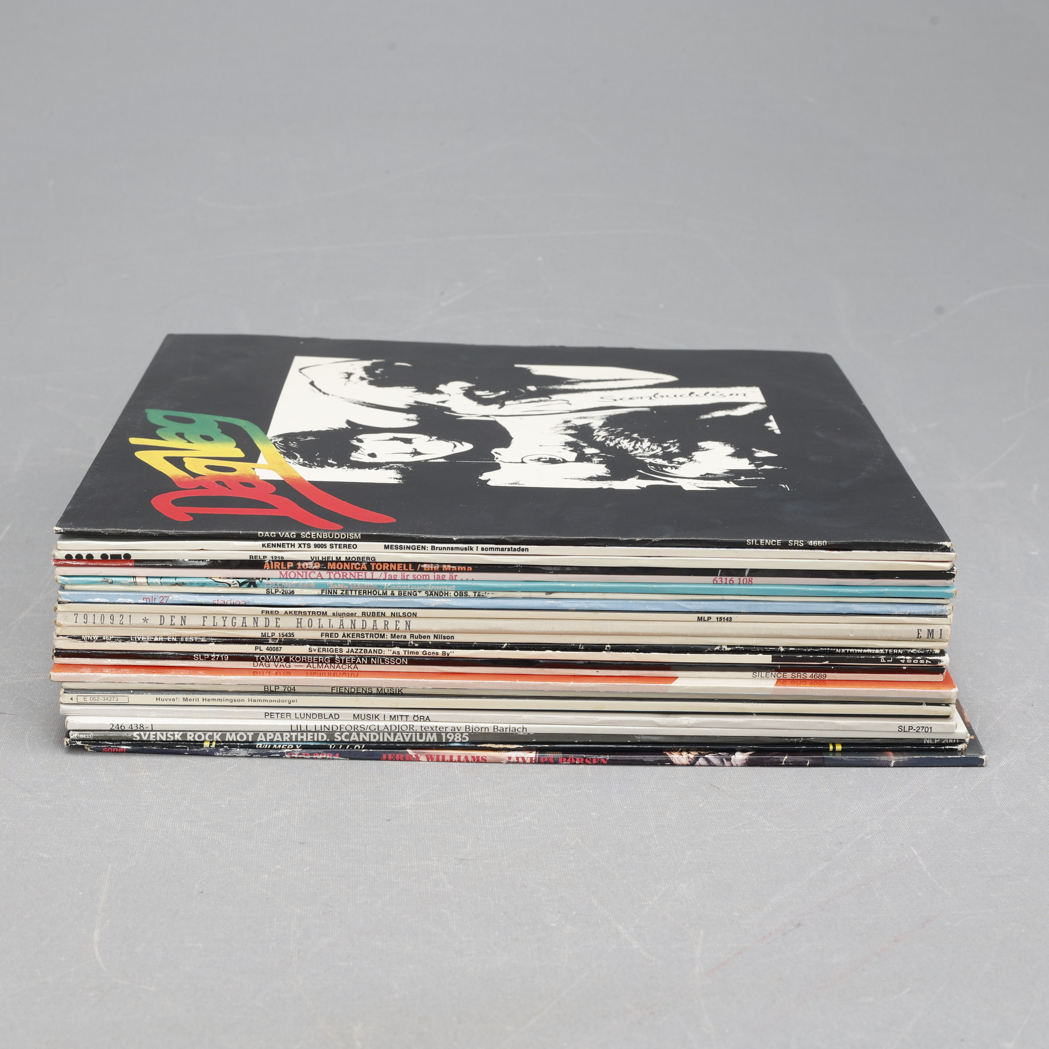 VINYLSKIVOR, 23 stycken, blandade svenska artister.