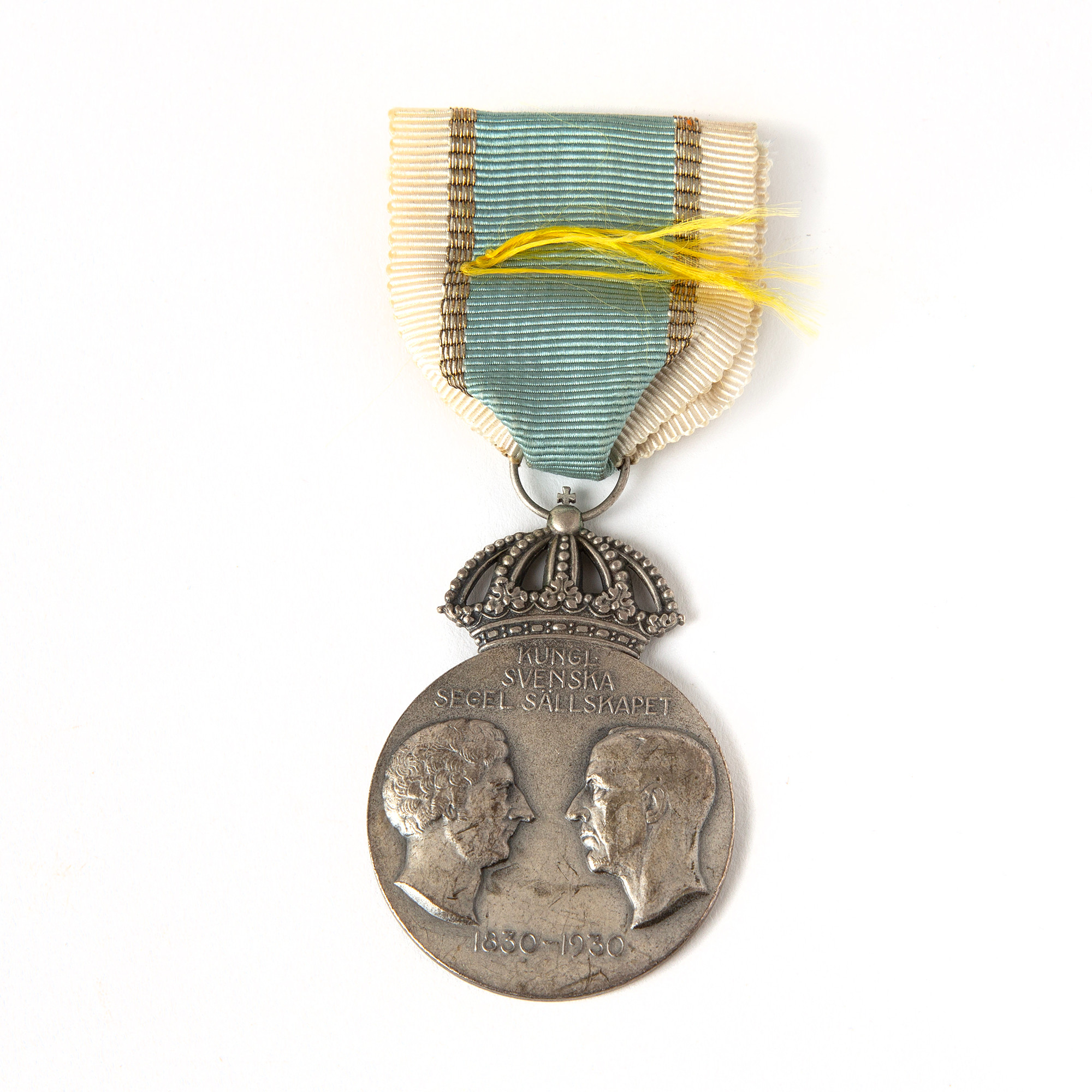JUBILEUMSMEDALJ. Silver, Kungliga Svenska Segelsällskapet, C C Sporrong & Co, Stockholm, 1930.