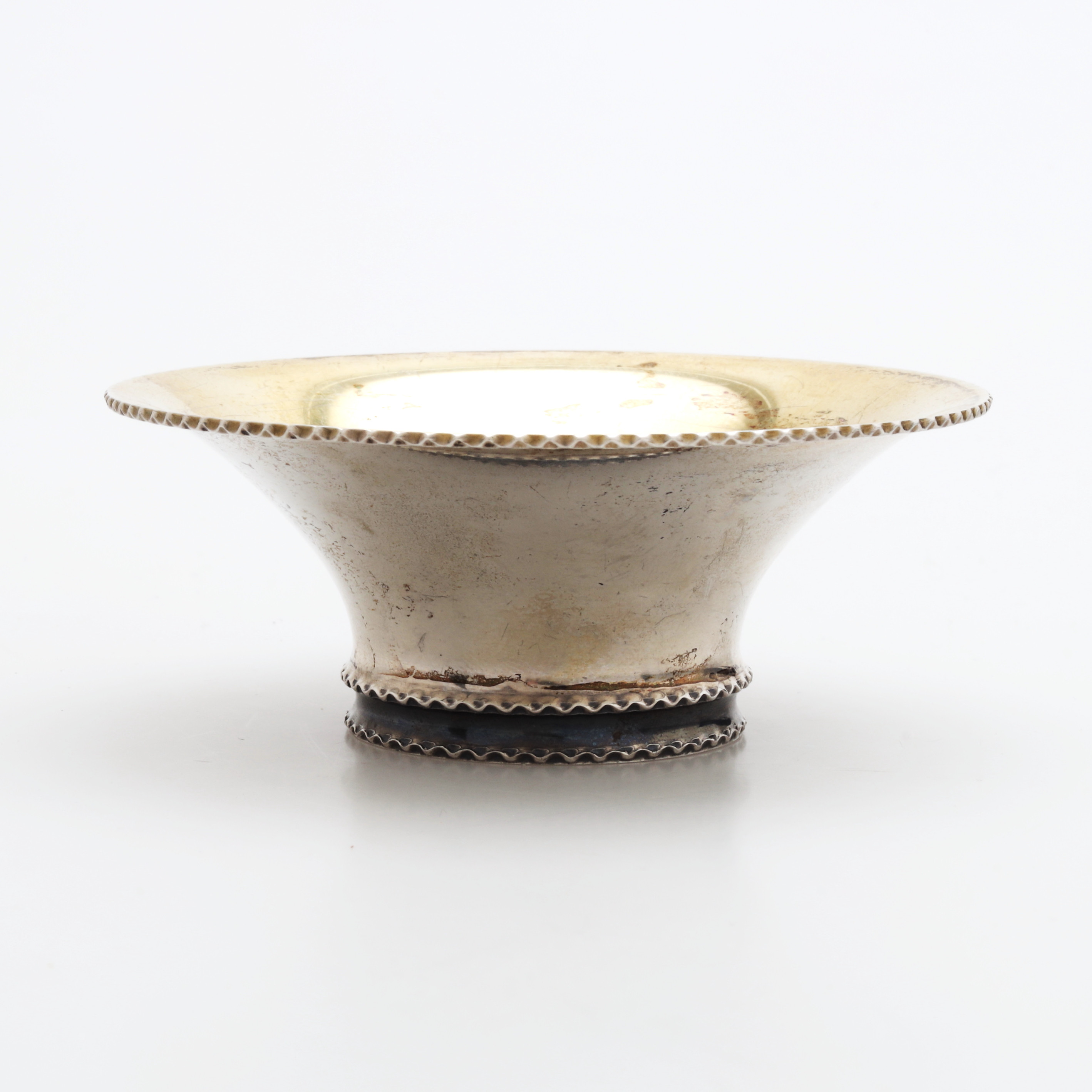 SKÅL, silver, Tenn & Silver AB, Västra Frölunda, 1952, vikt 34 gram.