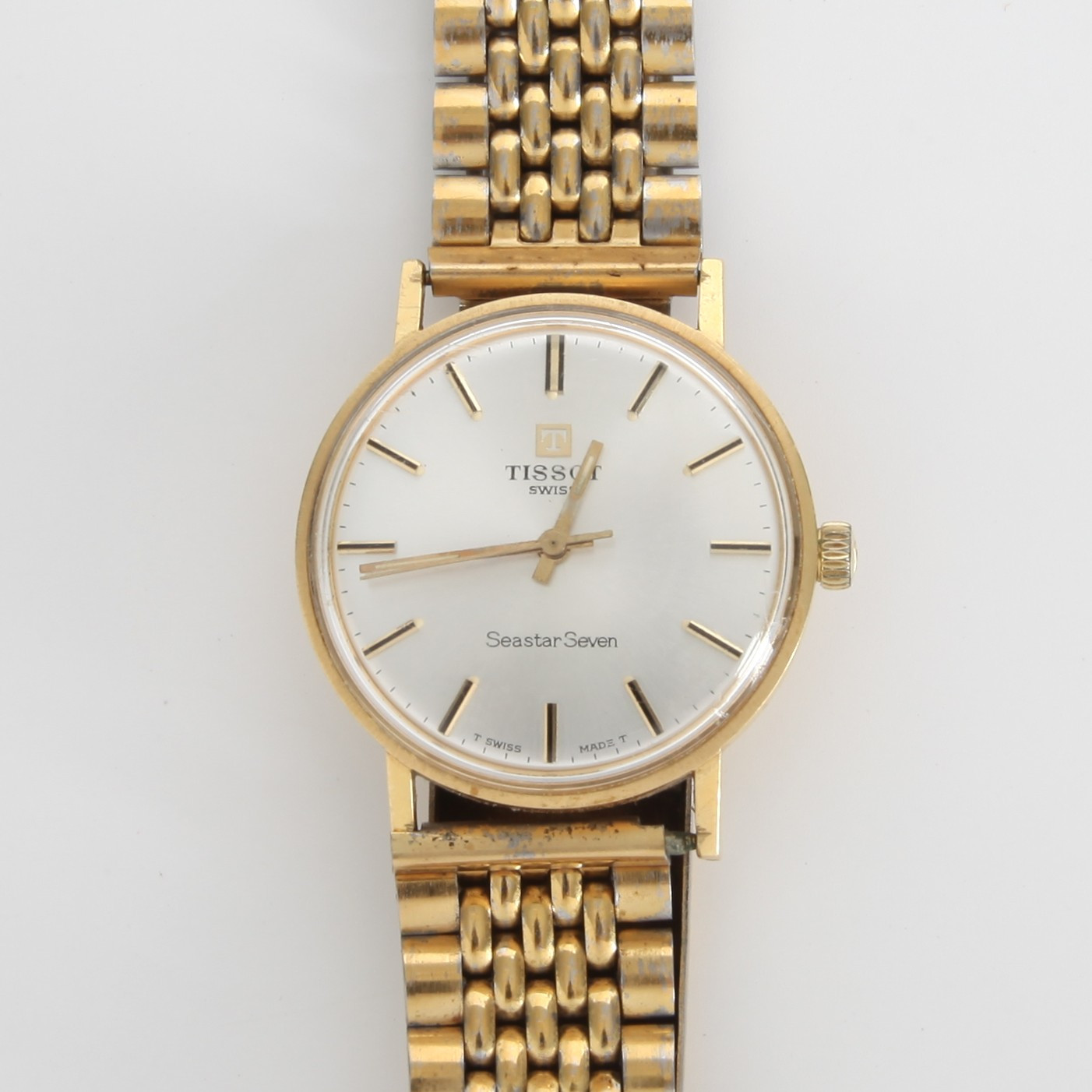 ARMBANDSUR TISSOT 1853 Seastar Seven, quartz, boett i 18K guld.
