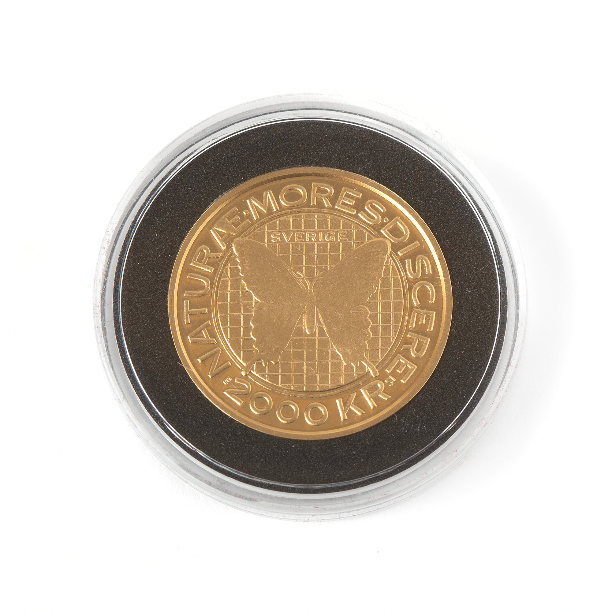 MYNT, 21,6K guld, 2000 kr, Carl von Linné 1707 - 2007.