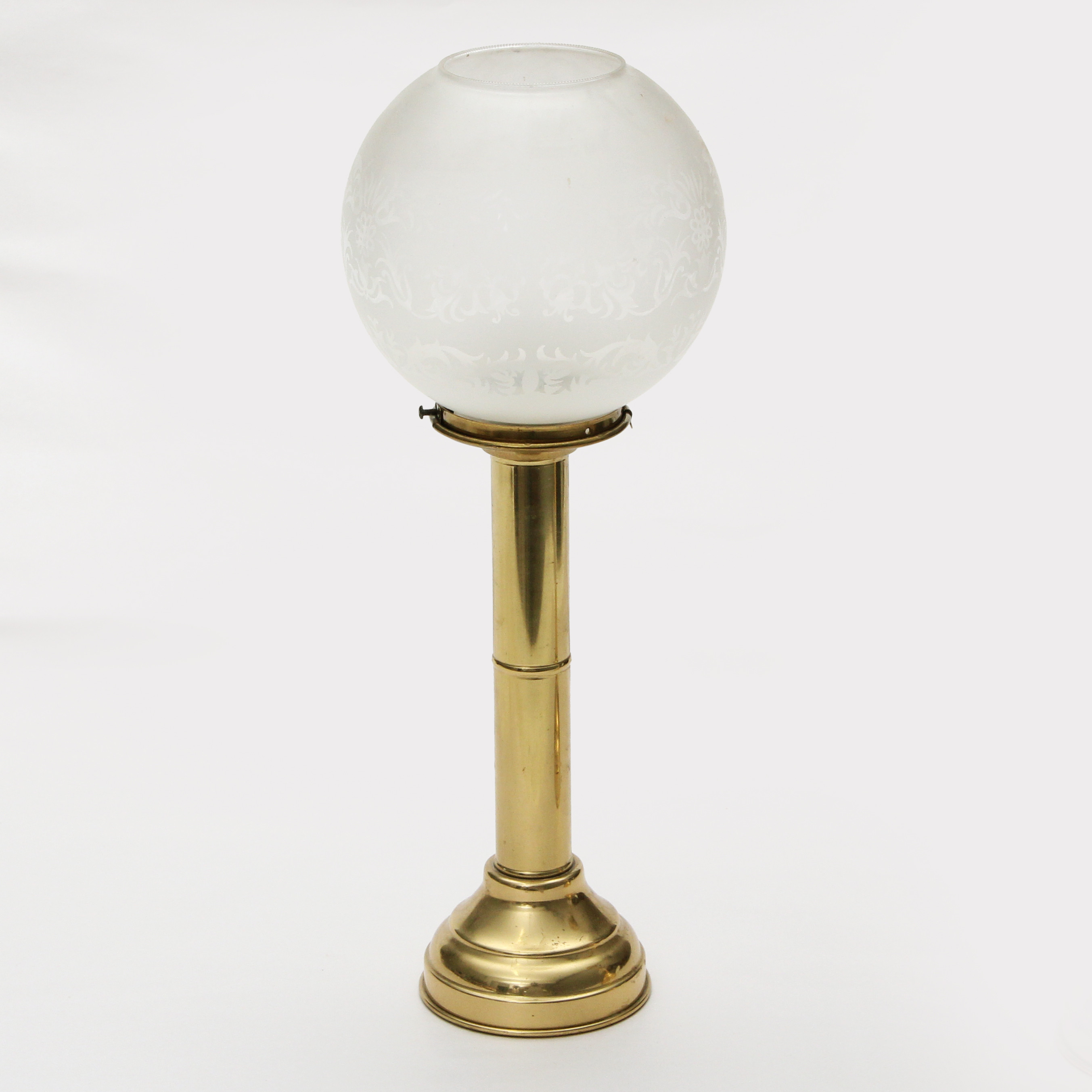 BORDSOLJELAMPA, glas/metall, Holland.