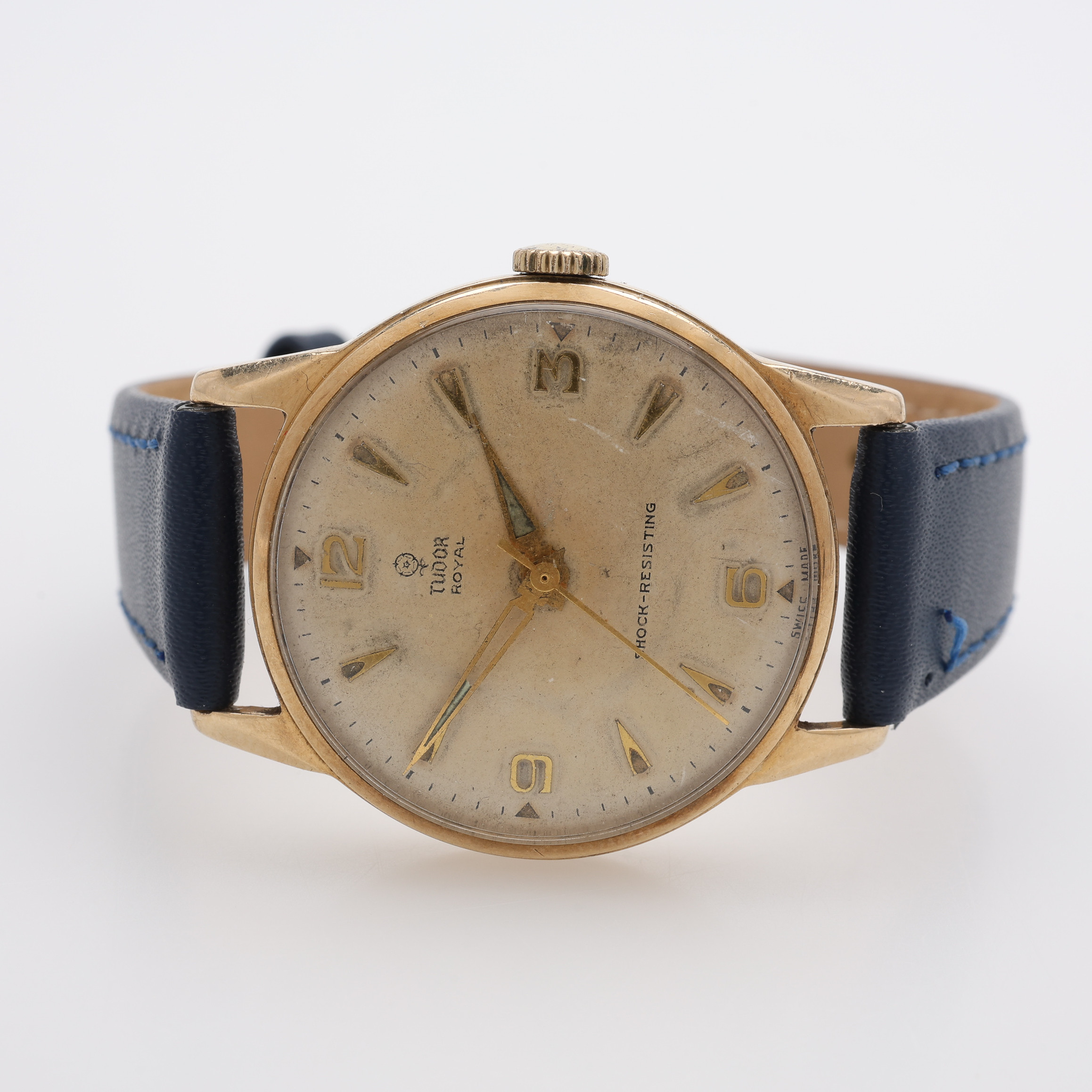 ARMBANDSUR, 9K GULD, TUDOR ROYAL, MANUELLT UPPDRAG.