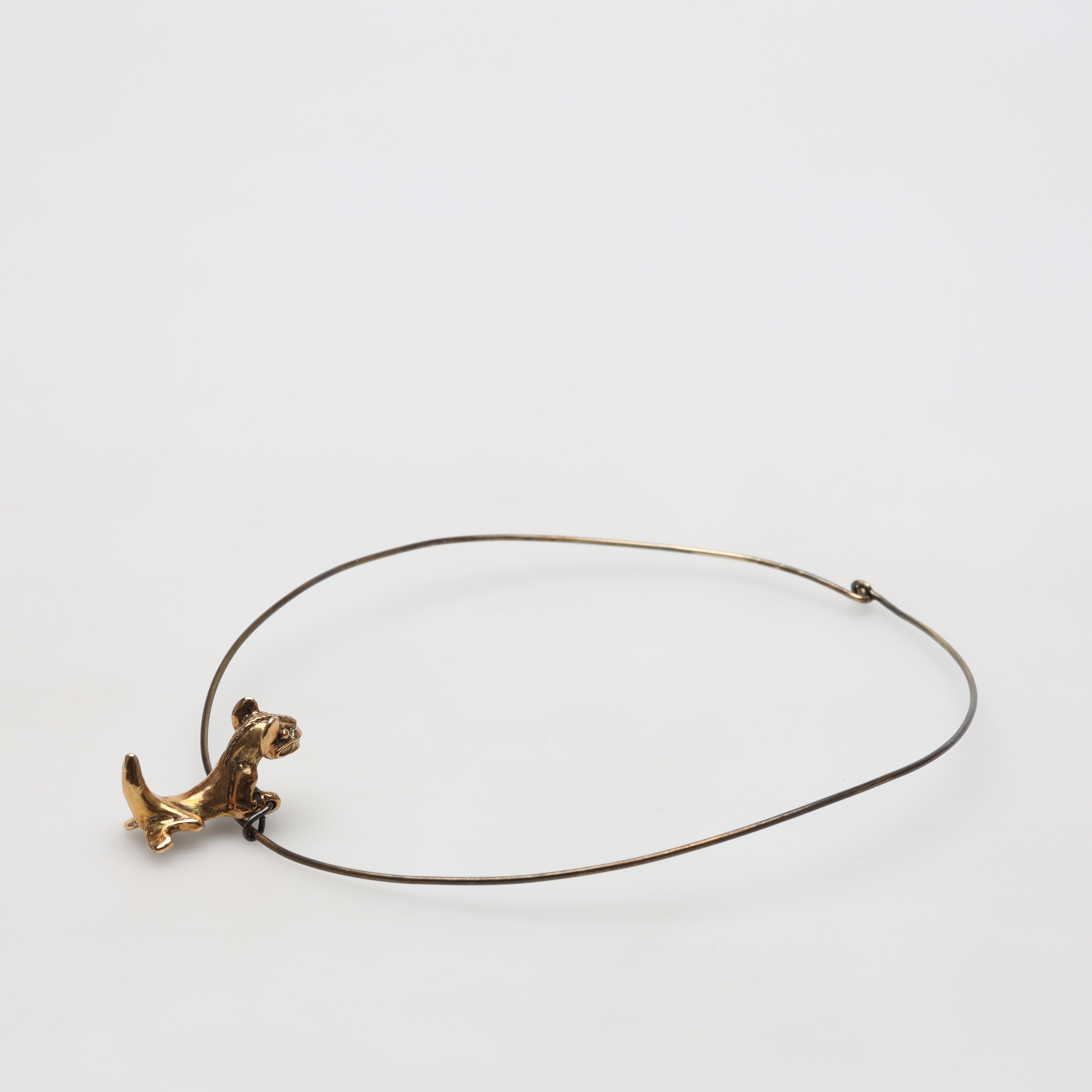 HALSSMYCKE silver / 18K guld bruttovikt ca 21,0 gram.