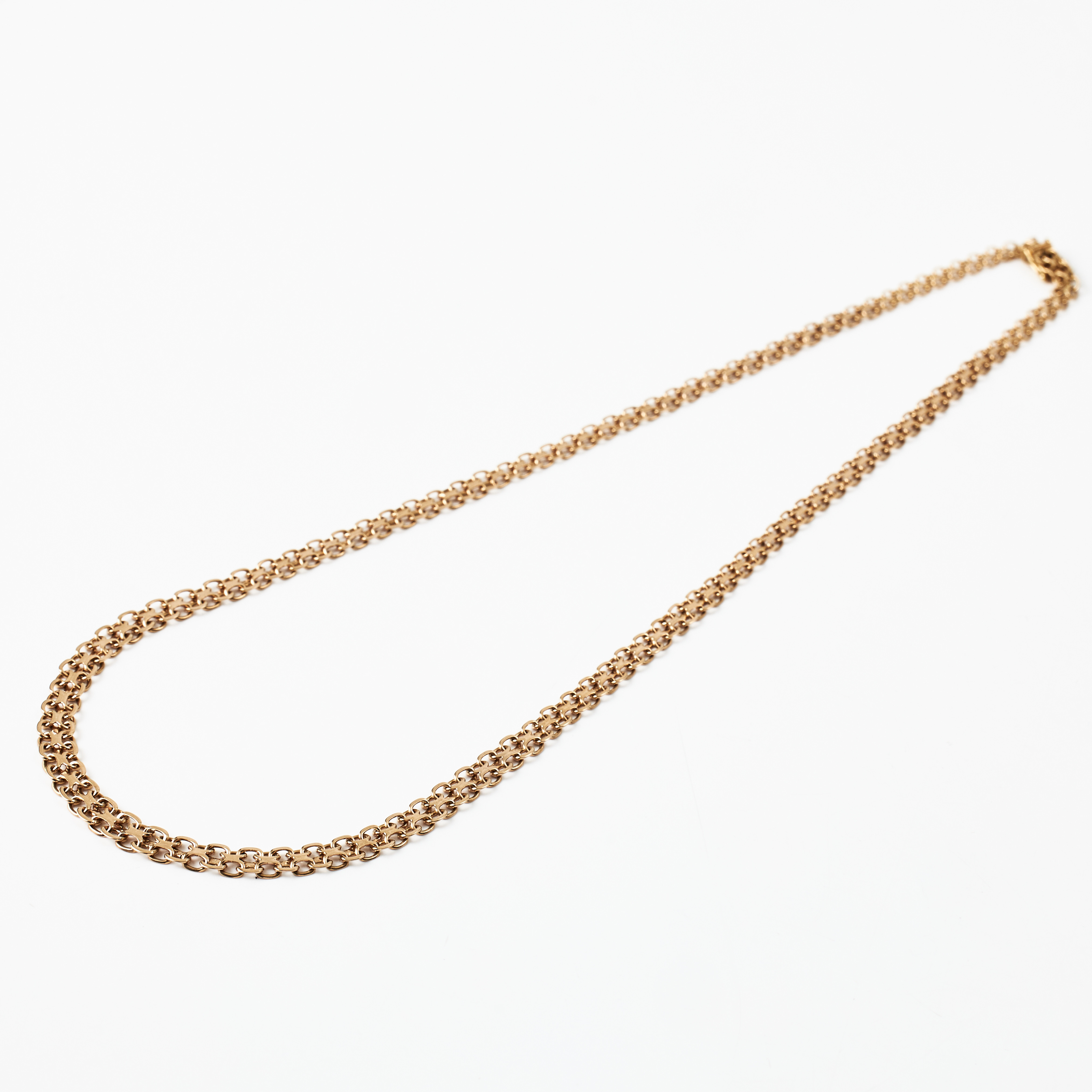 COLLIER, 18 k guld, doserad Bismarck, N S E Guldvaru AB, Köping 1970.