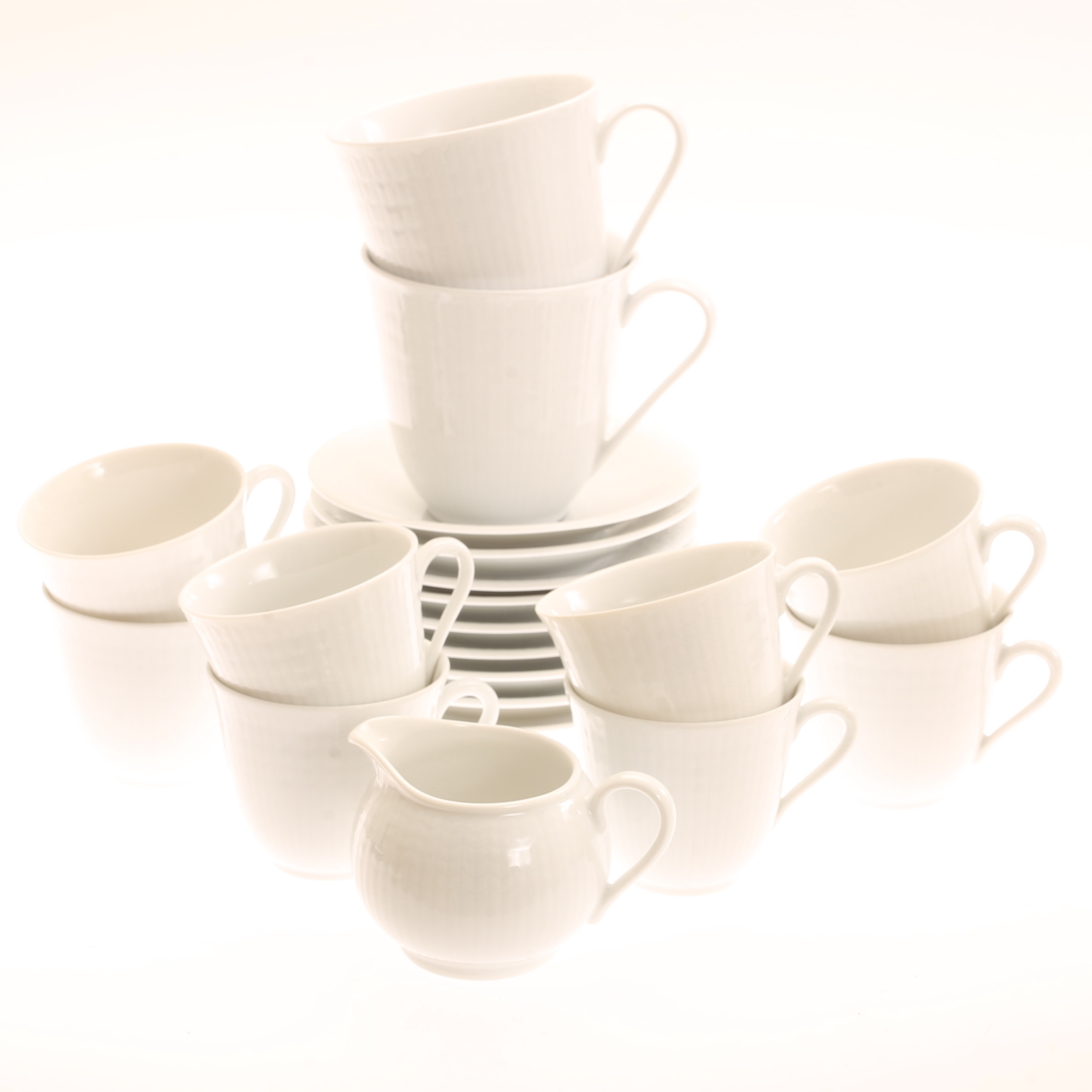 KAFFESERVIS, 11 delar, "Swedish grace", Louise Adelborg, Rörstrand.