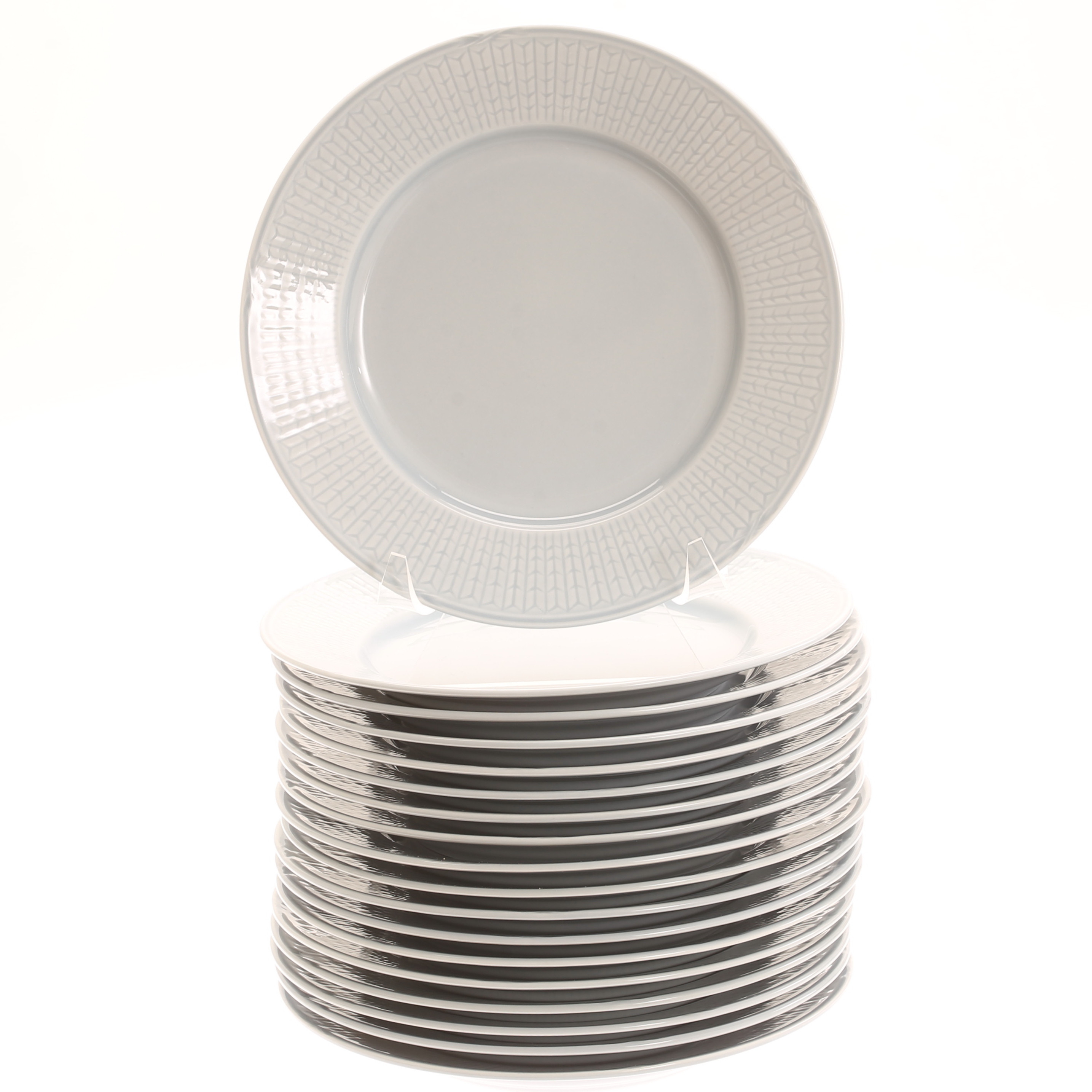 ASSIETTER, 18 stycken, "Swedish grace", Louise Adelborg, Rörstrand.