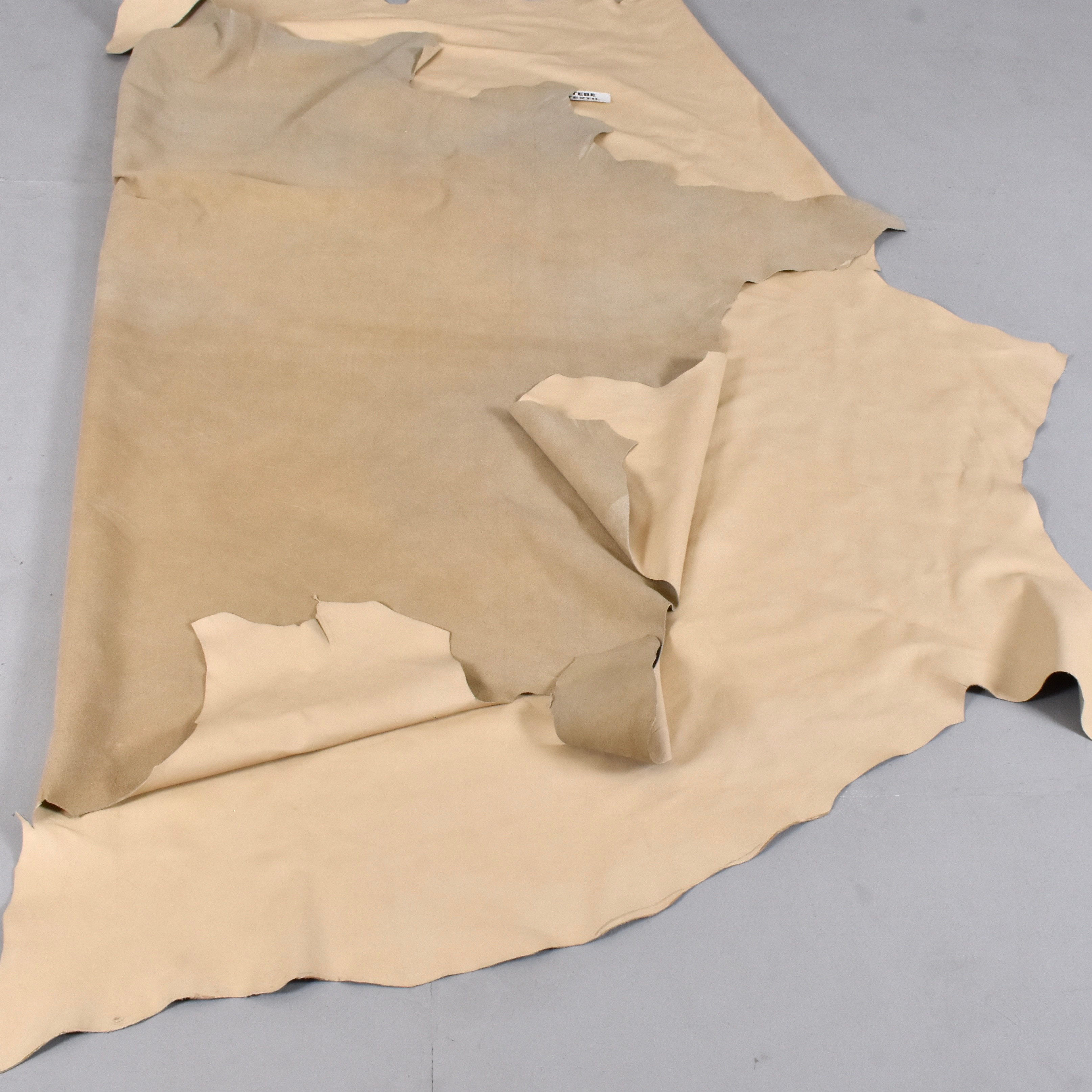 MÖBELHUD, skinn, Tobago, cremefärgad.