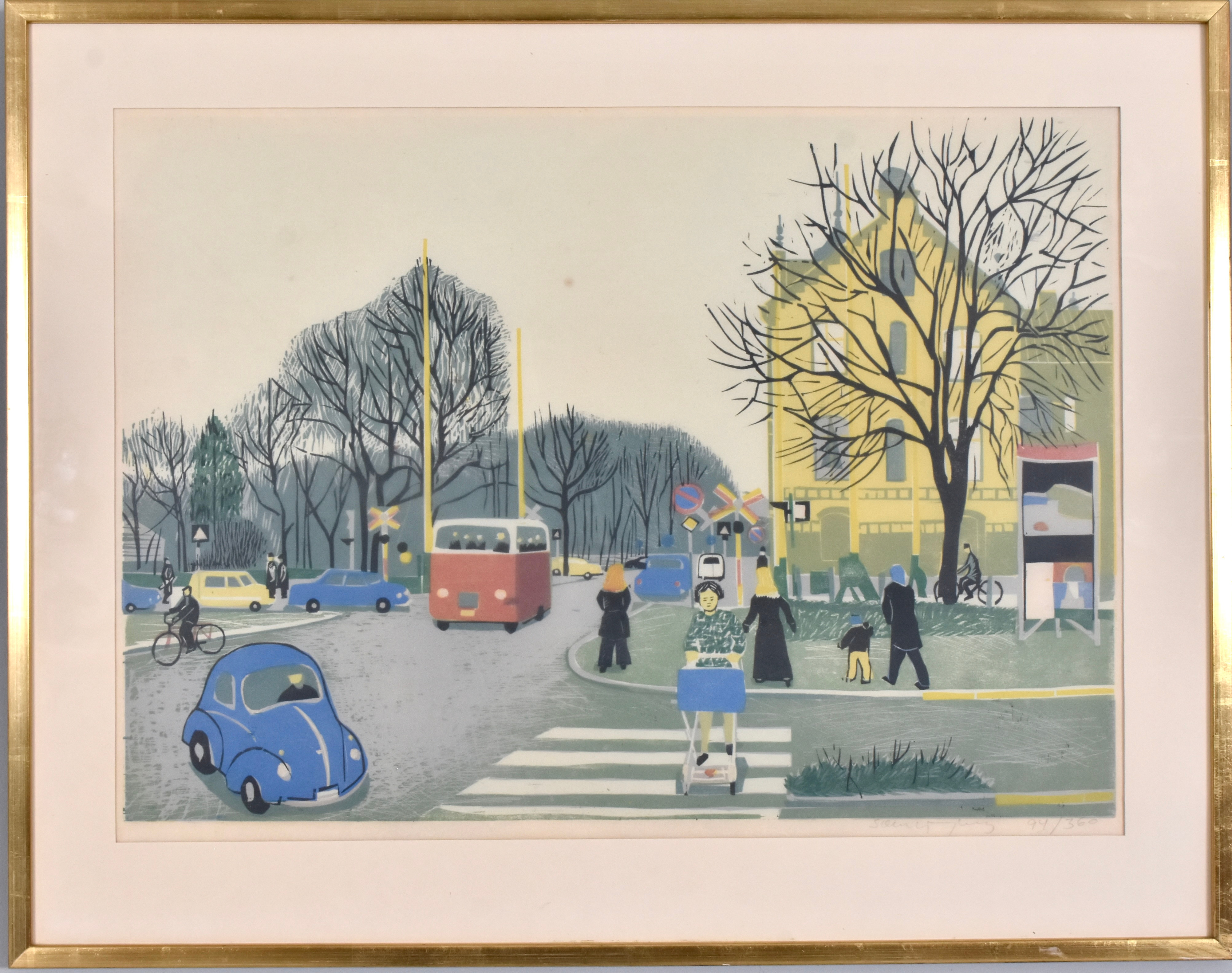 SVEN LJUNGBERG. Färgträsnitt.