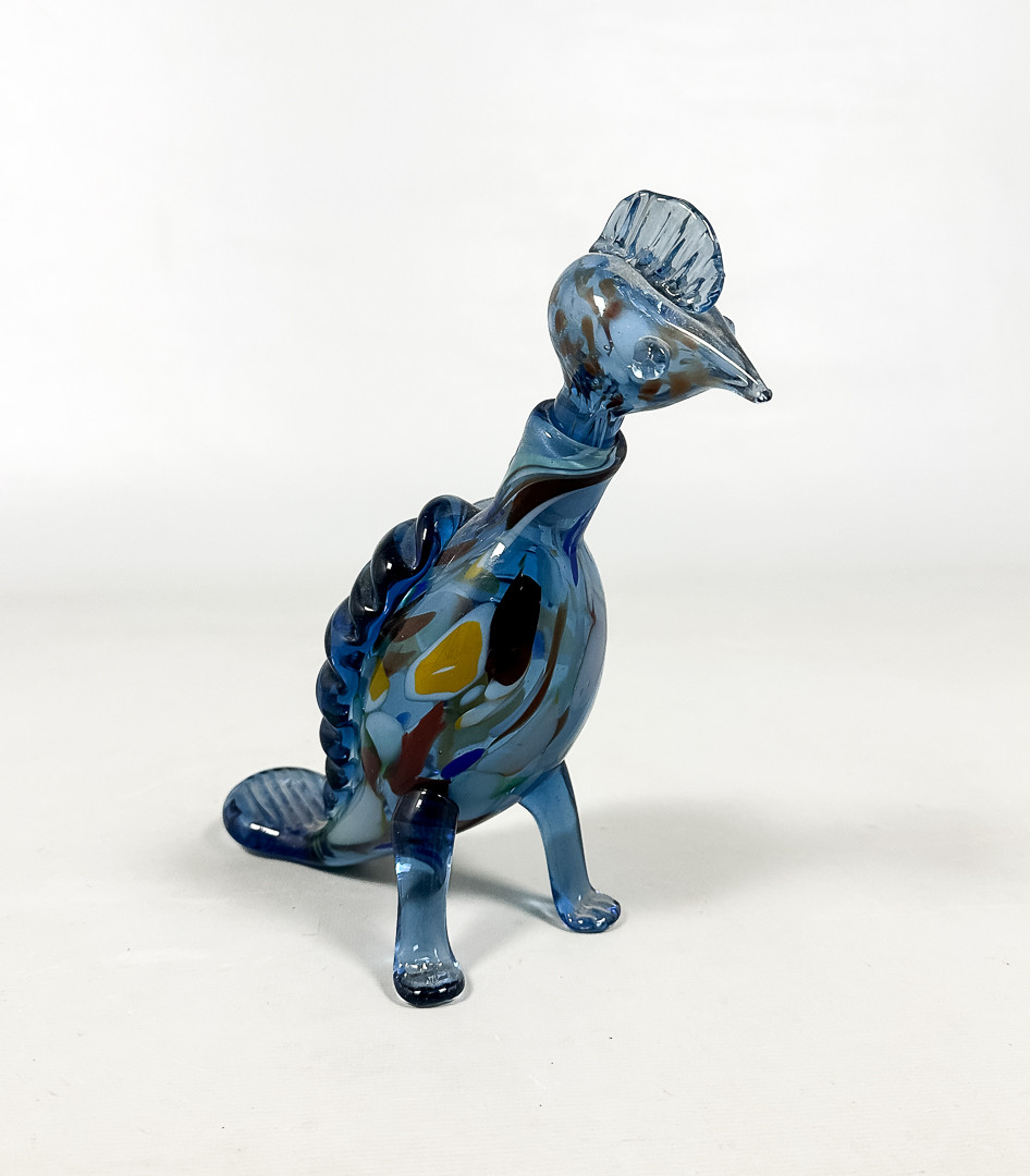 TURE  BERGLUND. KARAFF, glas, Stockholm Glasbruk.