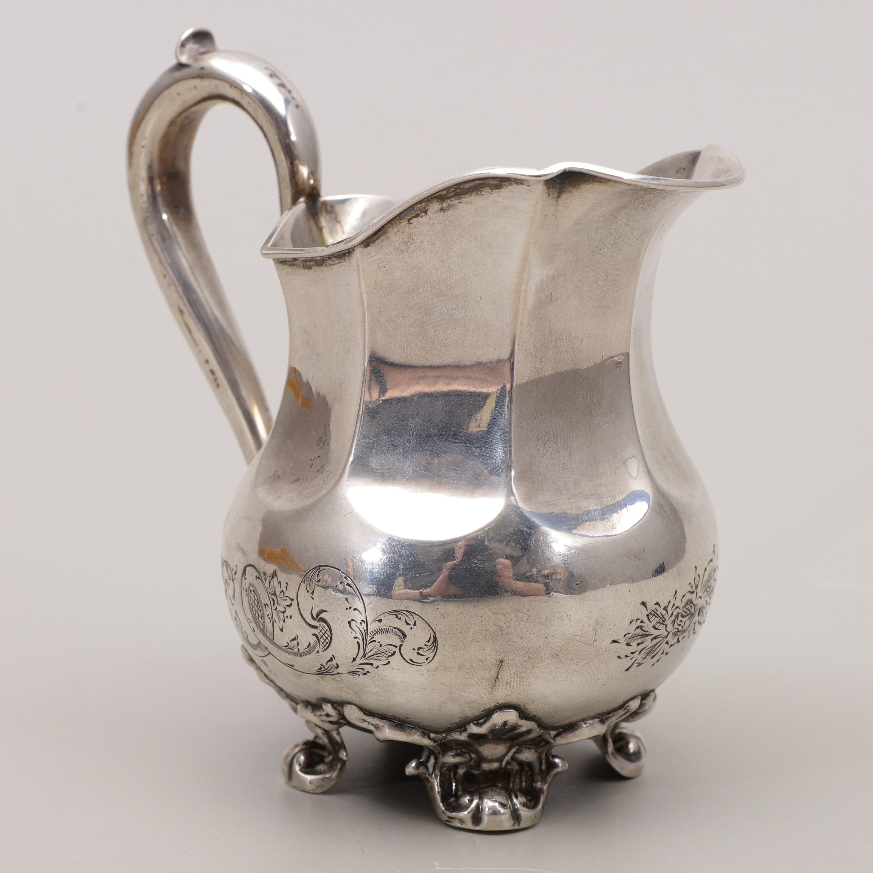 ANDERS ROTHMAN dy, Gräddkanna, silver, Örebro, 1862, vikt 89 gram.