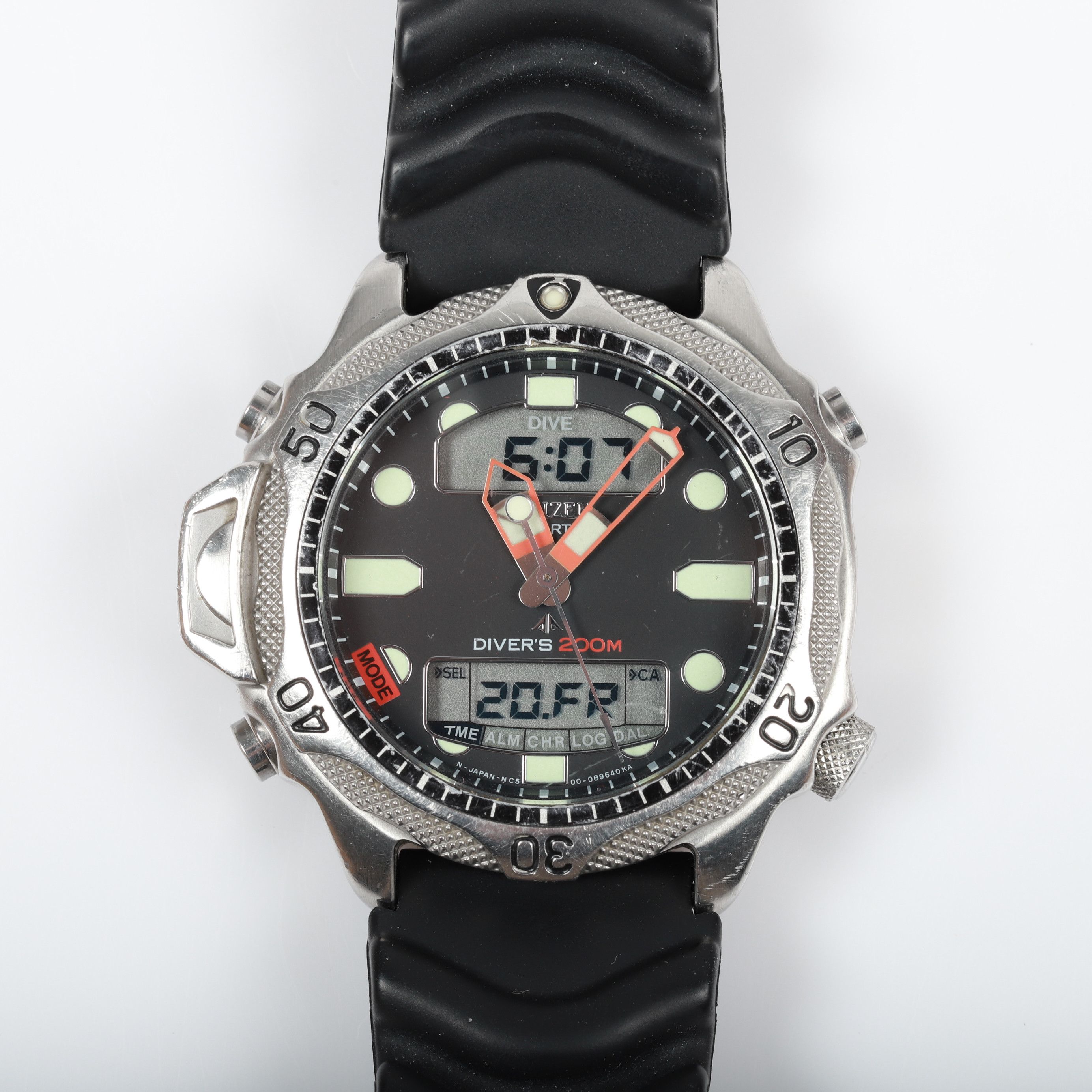 ARMBANDSUR, Citizen Aqualand JP1010, stål.