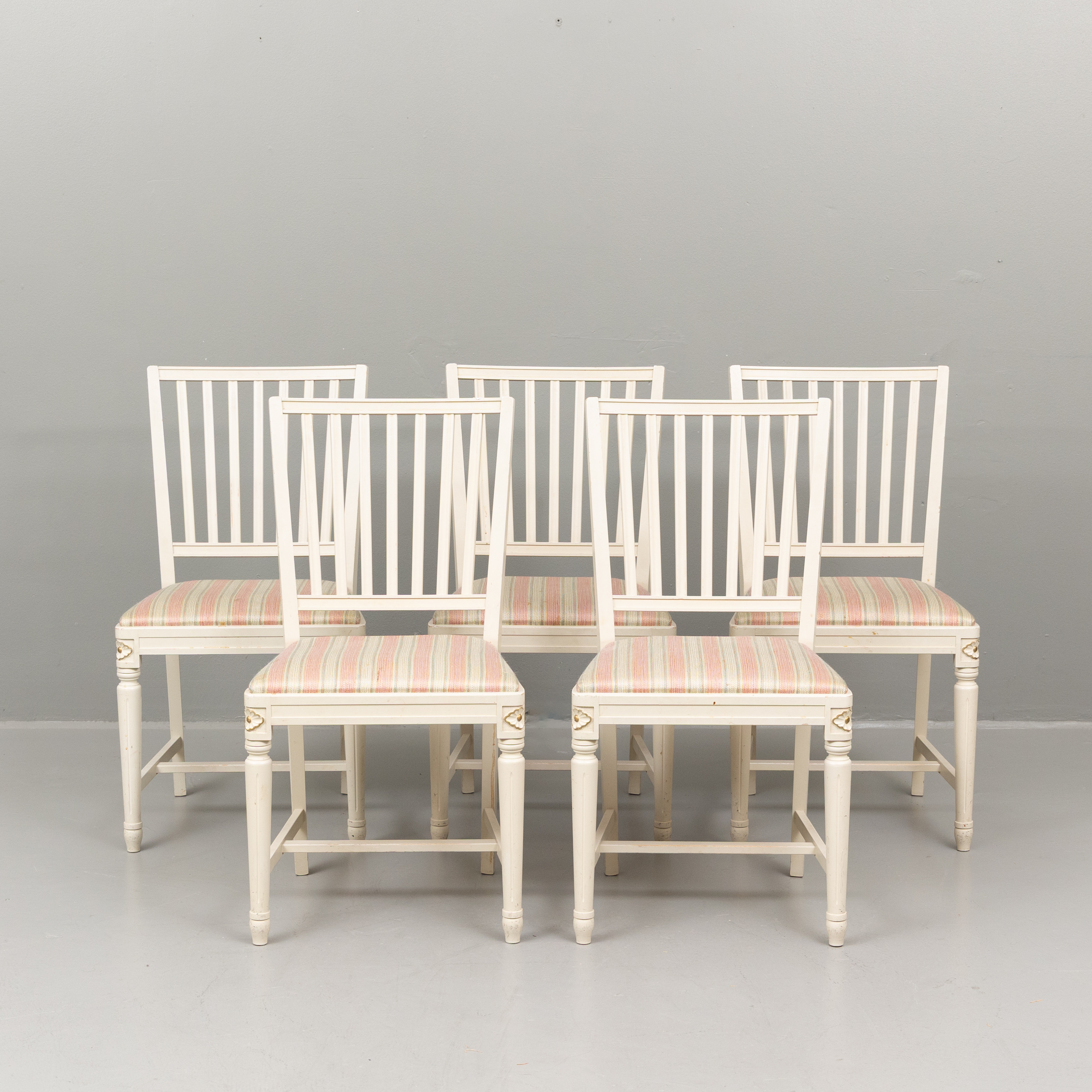 STOLAR, 5 st, gustaviansk stil, 1900-talets andra hälft.