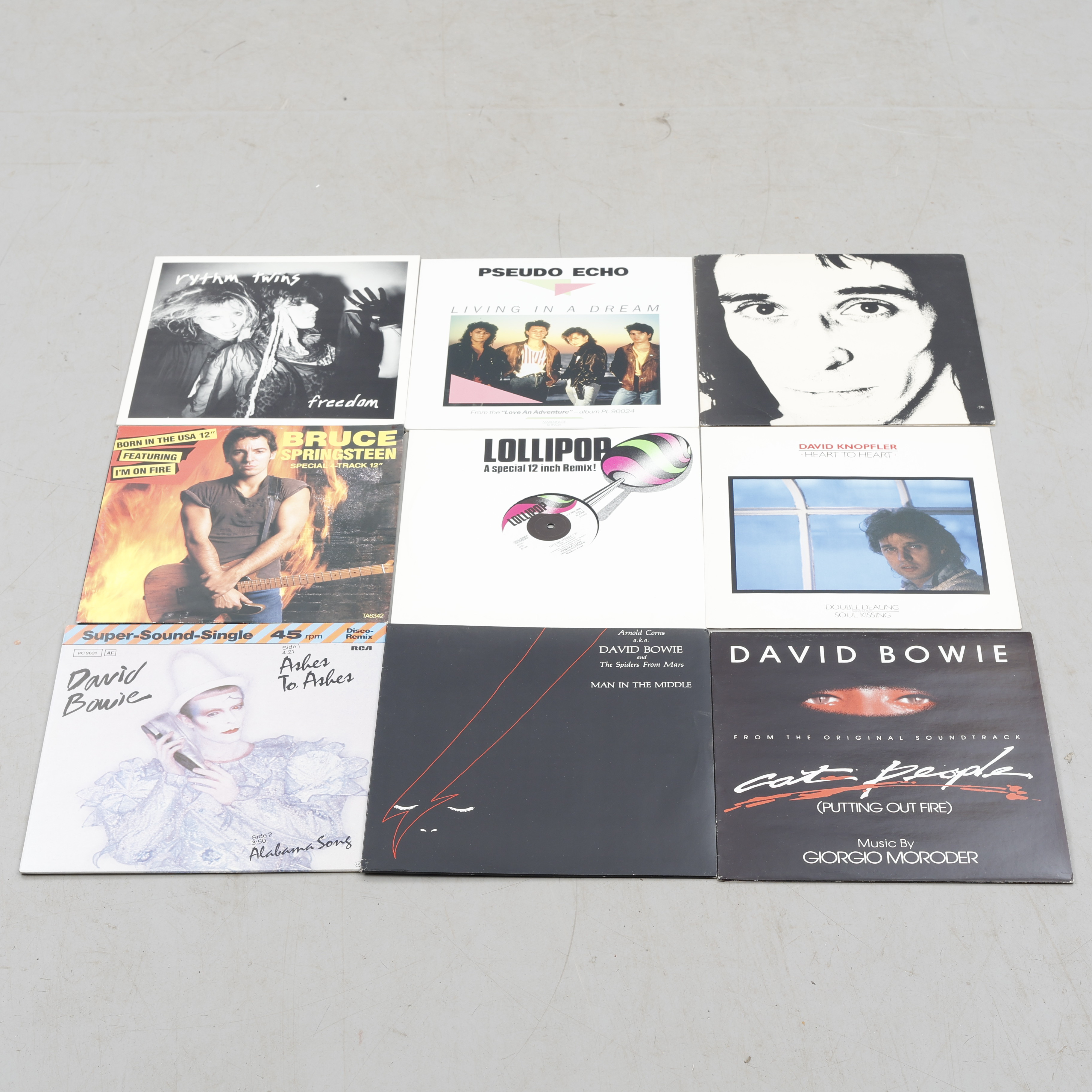 VINYLSKIVOR, 9 stycken, blandade artister.