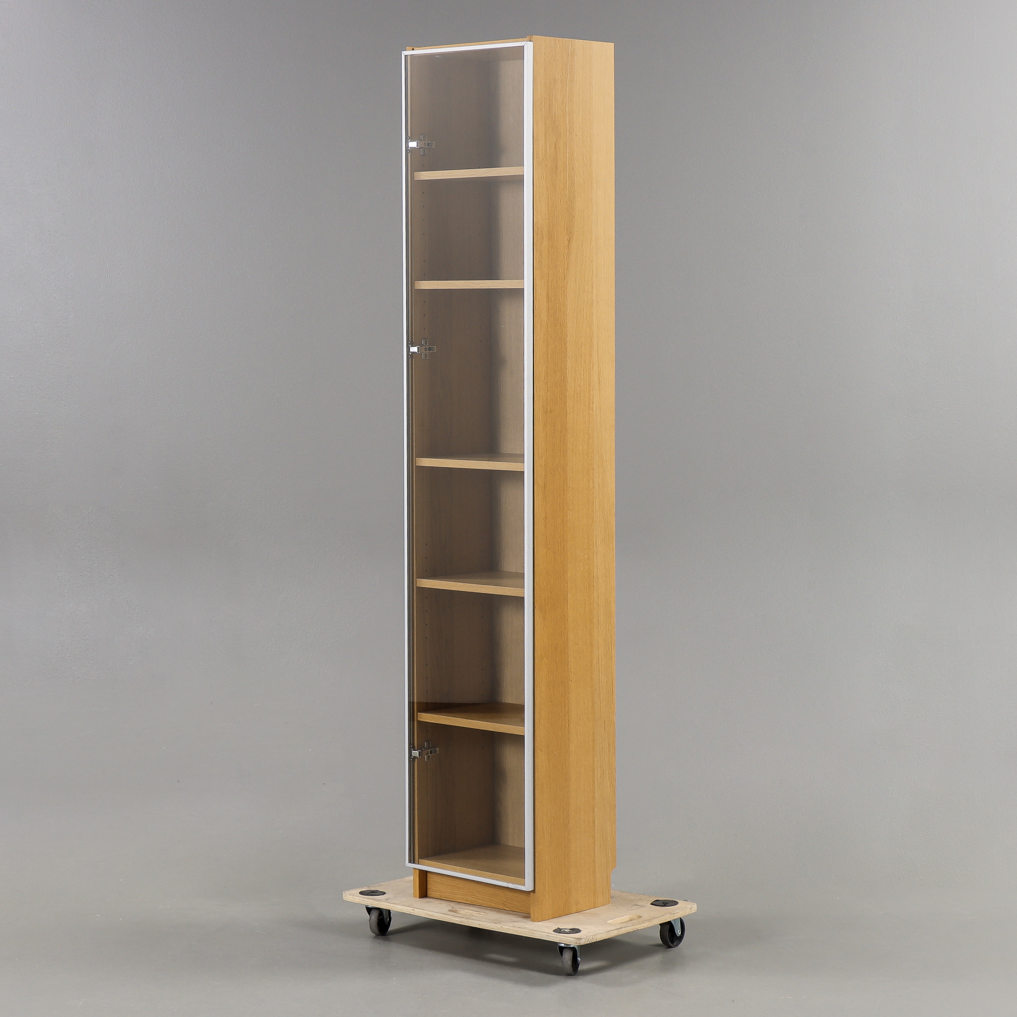 VITRINSKÅP "Billy" Ek, Ikea, 2000-tal.